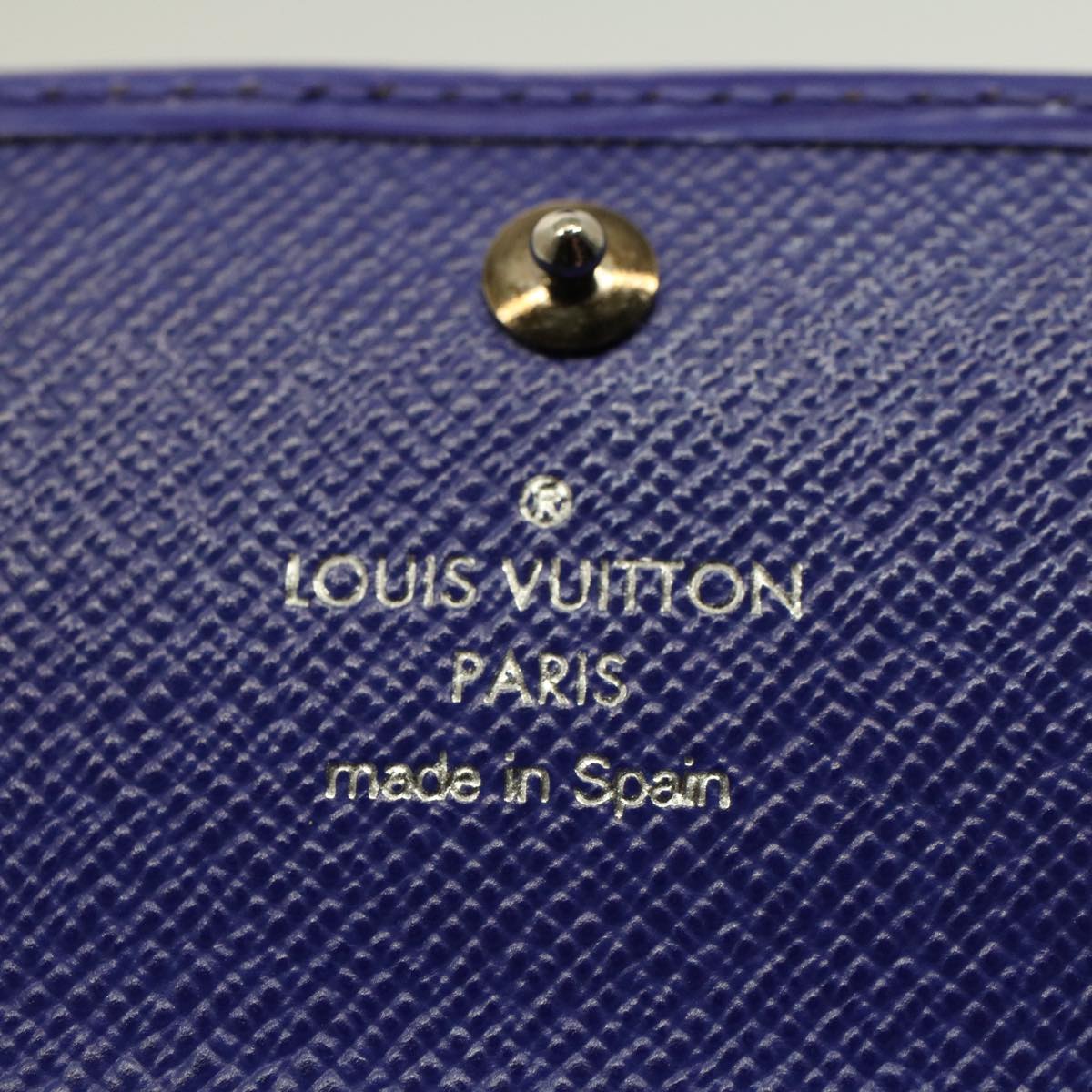 LOUIS VUITTON Epi Portefeiulle Sarah Long Wallet Purple Fig M6031G LV Auth 52544