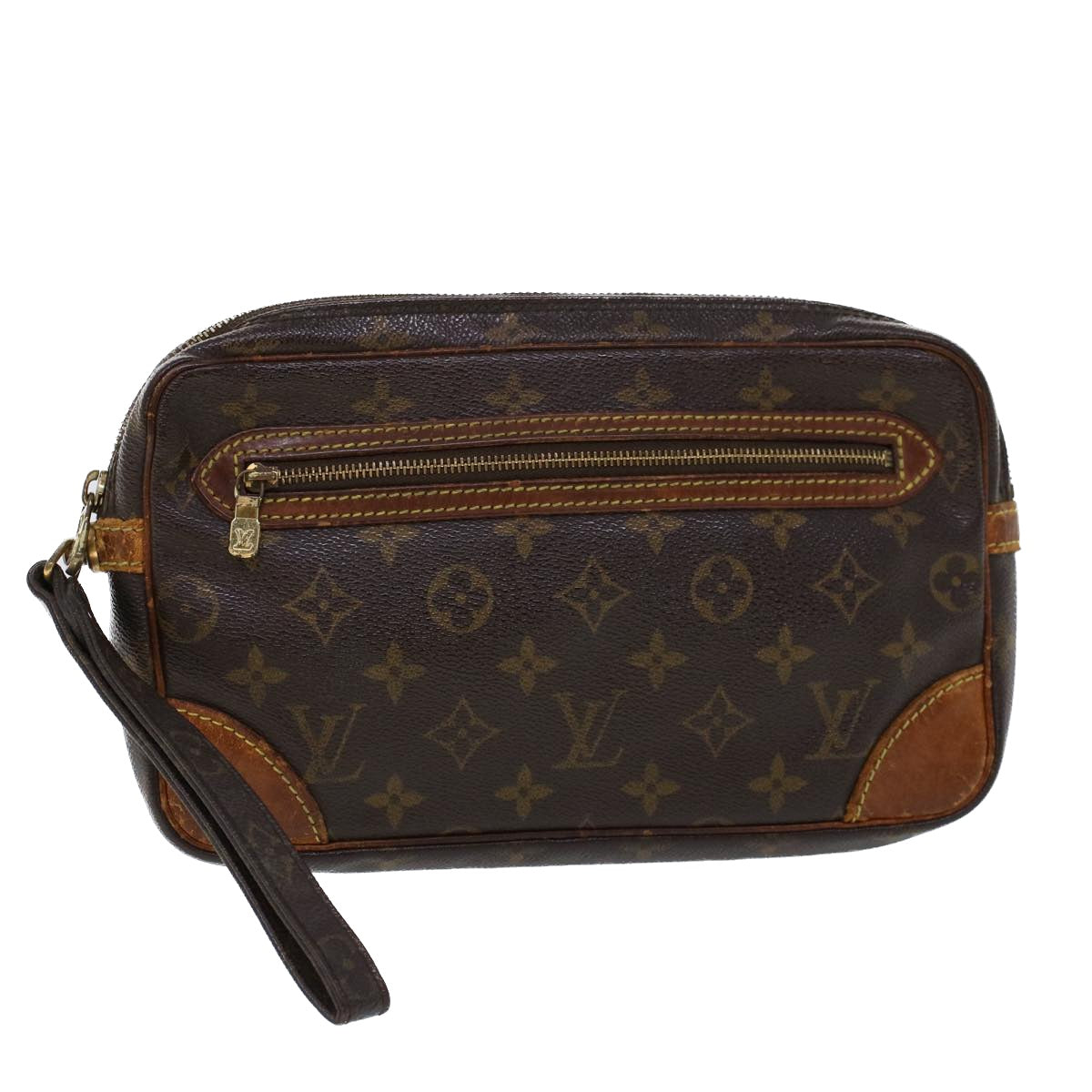 LOUIS VUITTON Monogram Marly Dragonne GM Clutch Bag M51825 LV Auth 52561