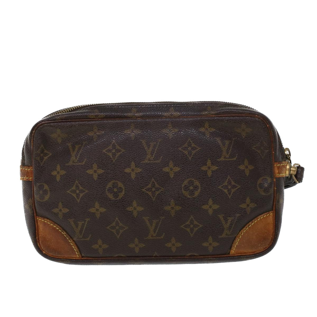 LOUIS VUITTON Monogram Marly Dragonne GM Clutch Bag M51825 LV Auth 52561