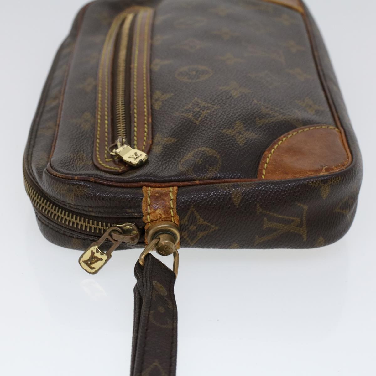 LOUIS VUITTON Monogram Marly Dragonne GM Clutch Bag M51825 LV Auth 52561