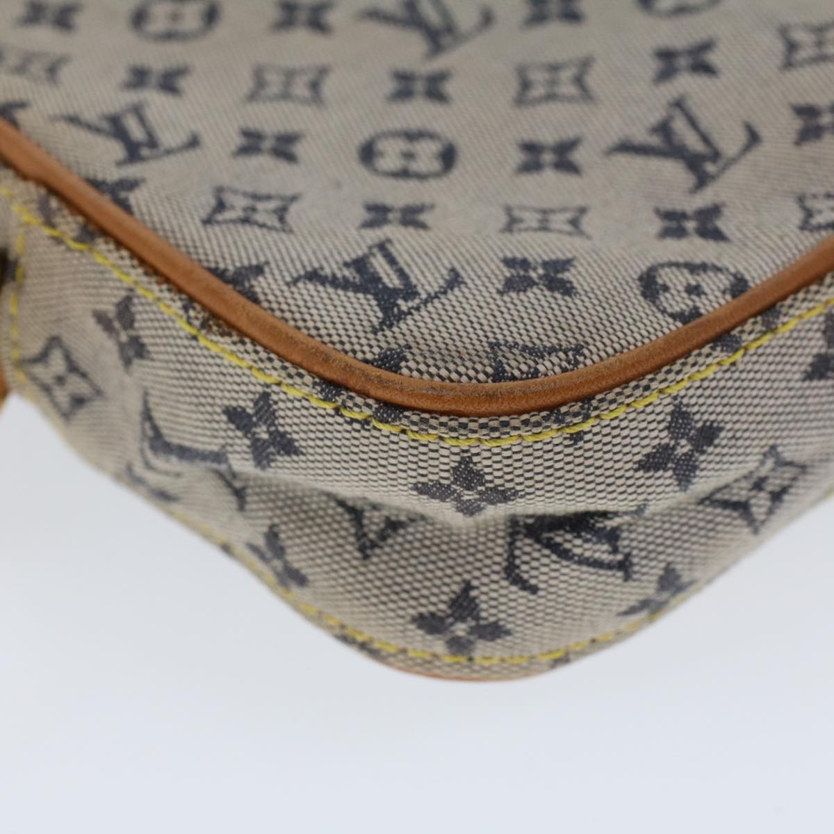 LOUIS VUITTON Monogram Mini Juliet PM Shoulder Bag Blue M92005 LV Auth 52589