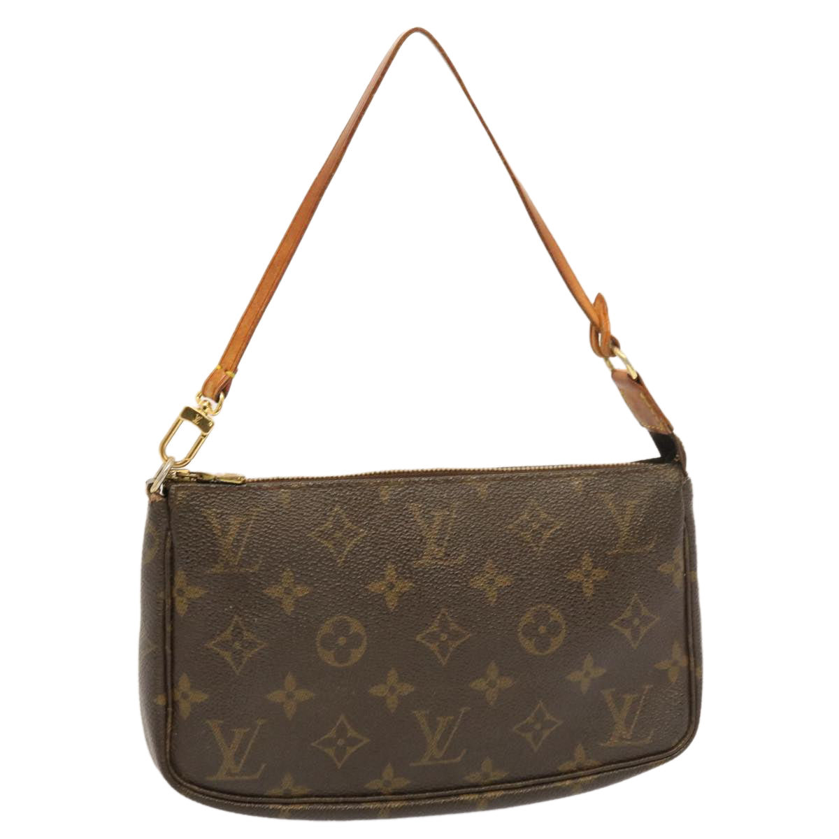 LOUIS VUITTON Monogram Pochette Accessoires Pouch M51980 LV Auth 52603