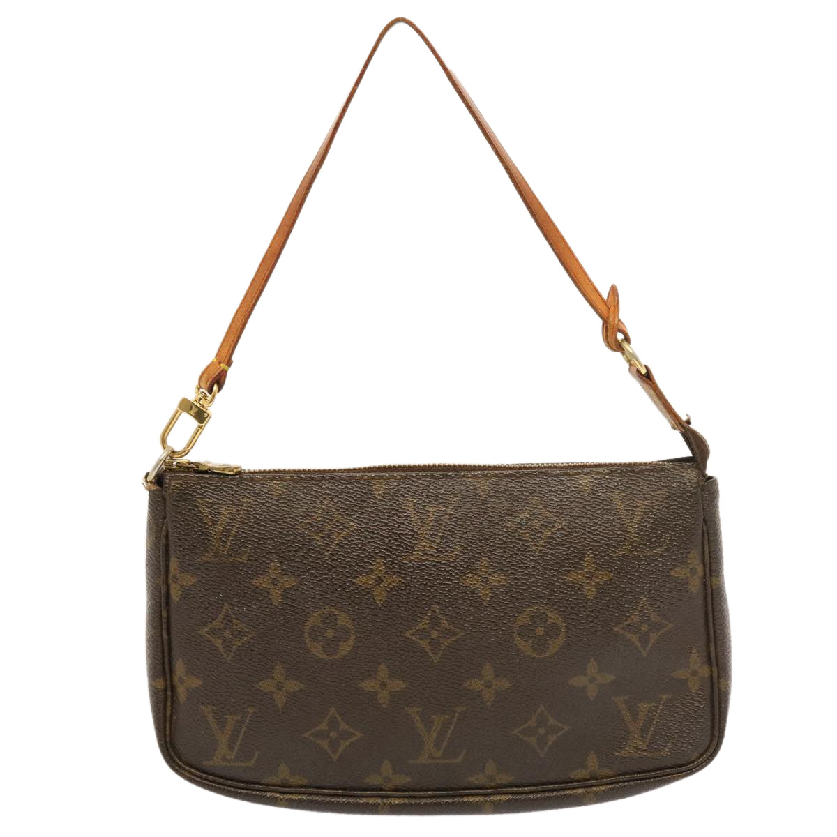 LOUIS VUITTON Monogram Pochette Accessoires Pouch M51980 LV Auth 52603