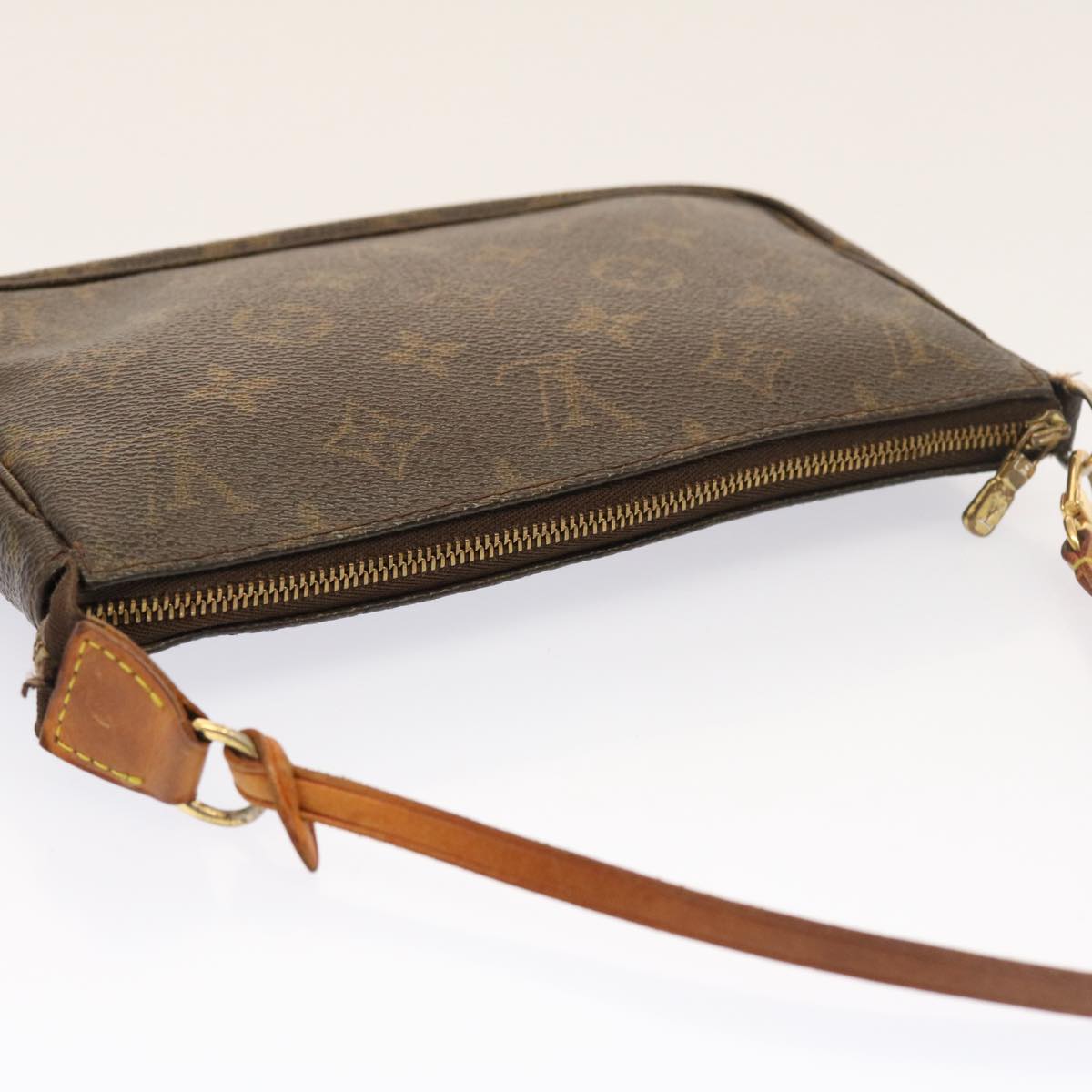 LOUIS VUITTON Monogram Pochette Accessoires Pouch M51980 LV Auth 52603