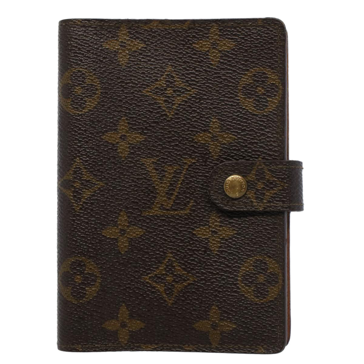 LOUIS VUITTON Monogram Agenda PM Day Planner Cover R20005 LV Auth 52609