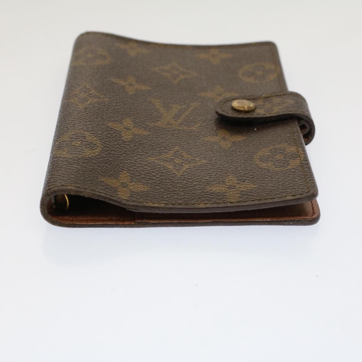 LOUIS VUITTON Monogram Agenda PM Day Planner Cover R20005 LV Auth 52609