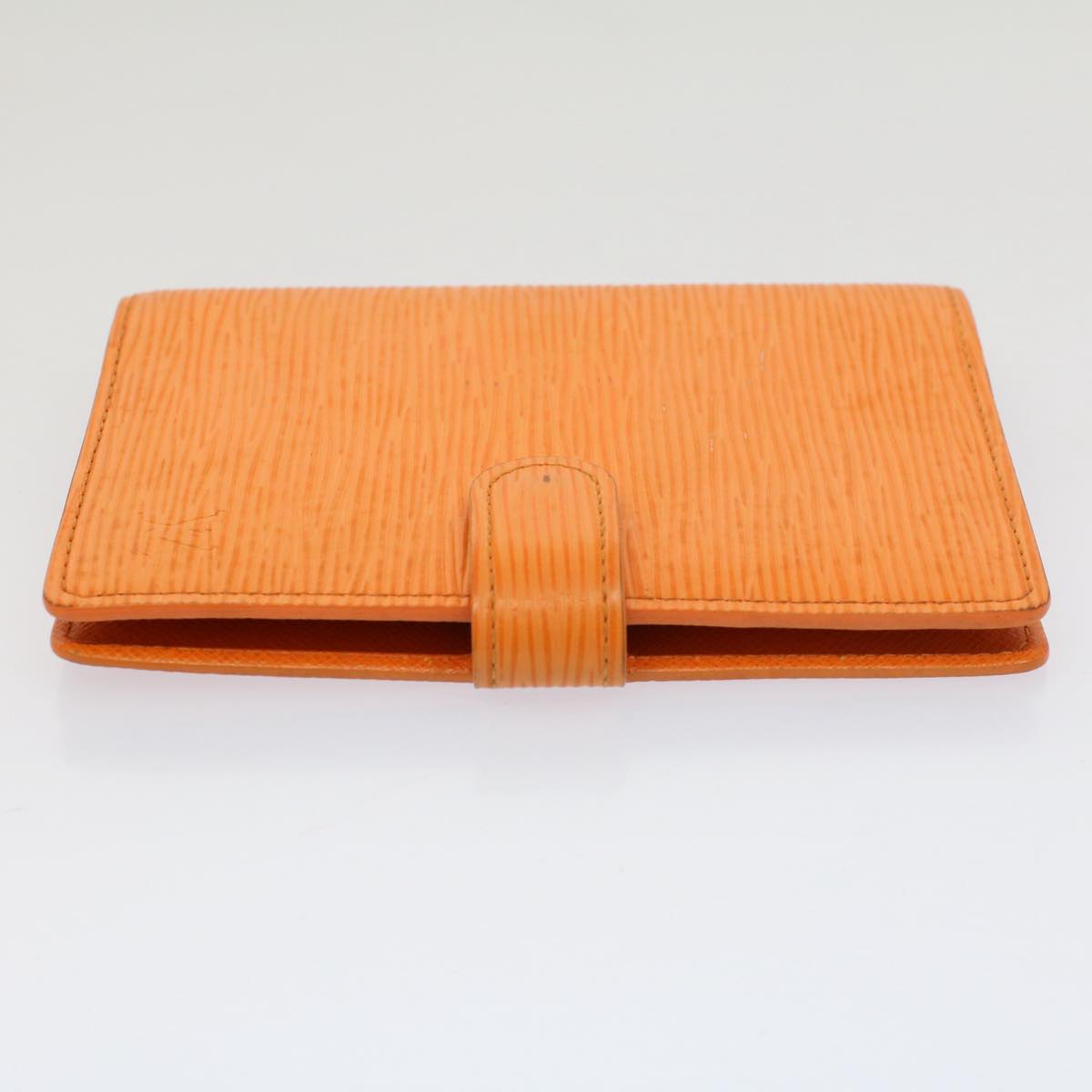 LOUIS VUITTON Epi Agenda PM Day Planner Cover Orange Mandarin R2005H Auth 52614