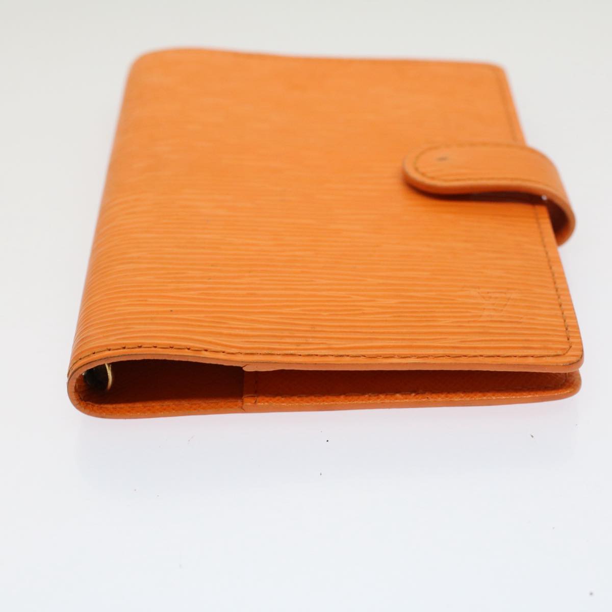 LOUIS VUITTON Epi Agenda PM Day Planner Cover Orange Mandarin R2005H Auth 52614