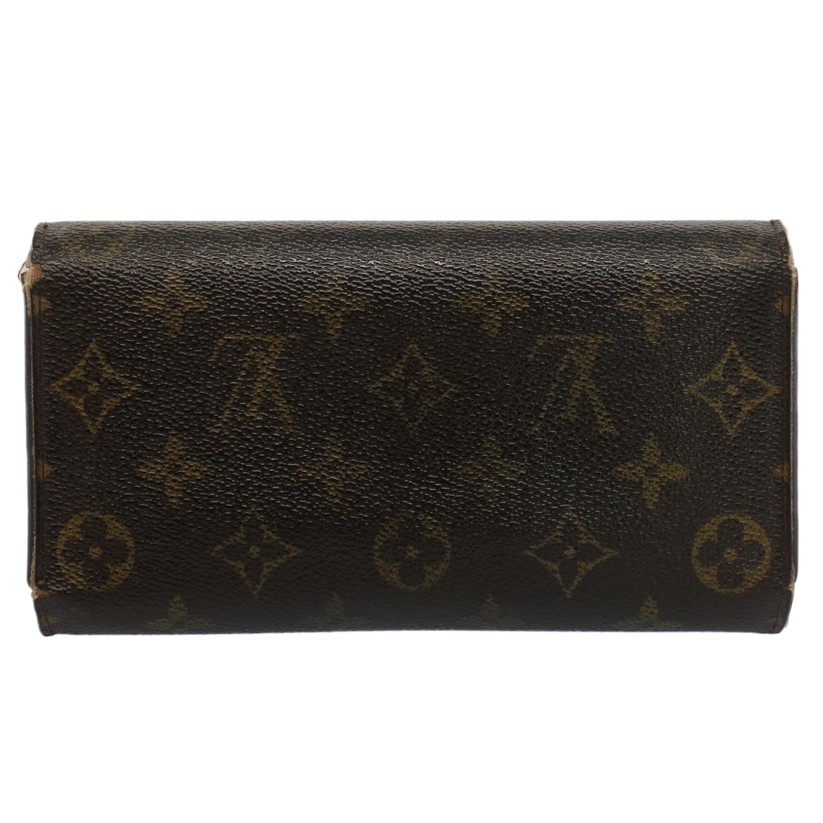 LOUIS VUITTON Monogram Porte Tresol International Wallet M61215 LV Auth 52623