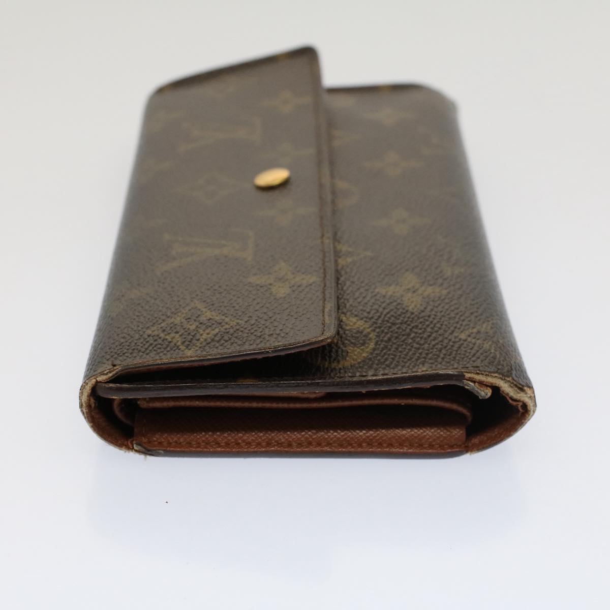 LOUIS VUITTON Monogram Porte Tresol International Wallet M61215 LV Auth 52623