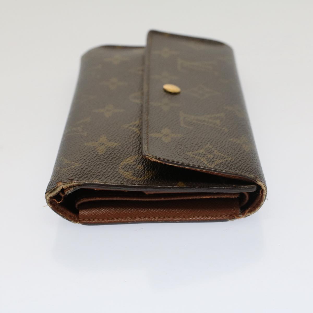 LOUIS VUITTON Monogram Porte Tresol International Wallet M61215 LV Auth 52623