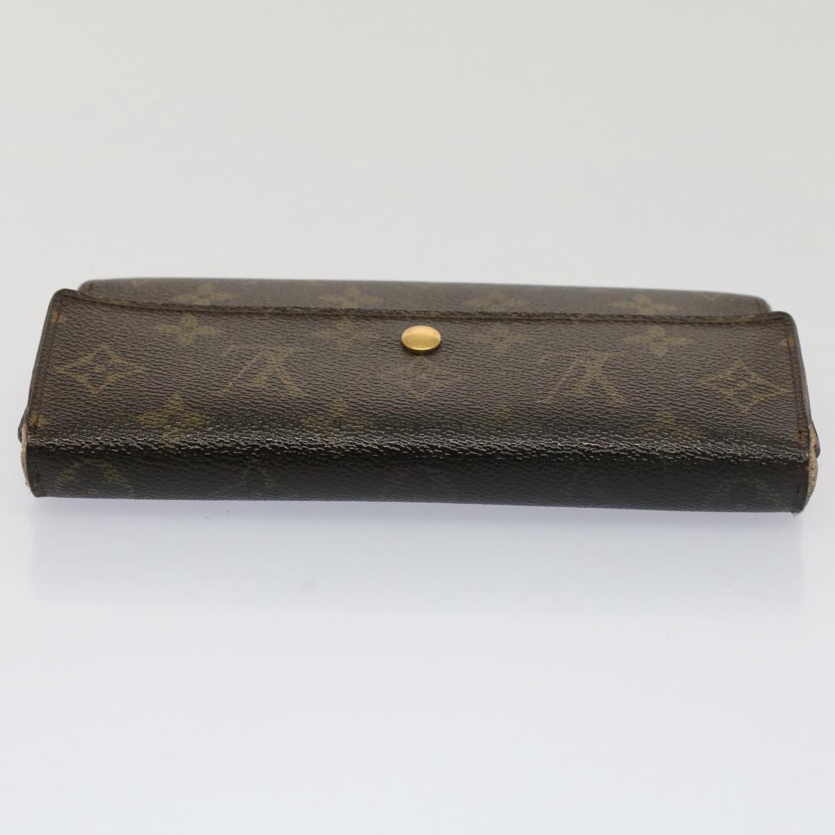 LOUIS VUITTON Monogram Porte Tresol International Wallet M61215 LV Auth 52623