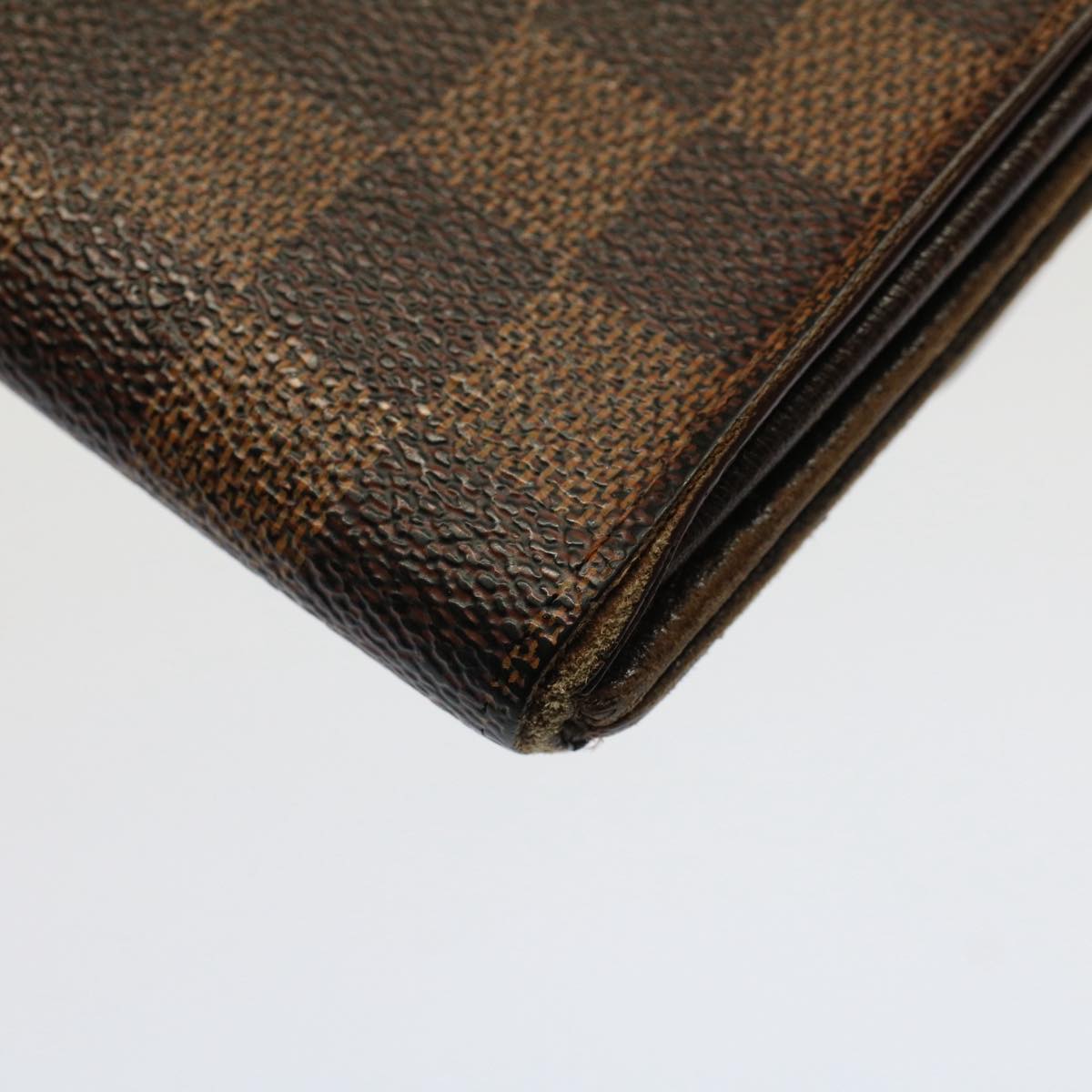 LOUIS VUITTON Damier Ebene Pochette Porte Monnaie Credit N61724 LV Auth 52625