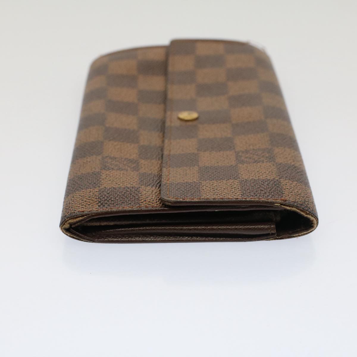 LOUIS VUITTON Damier Ebene Pochette Porte Monnaie Credit N61724 LV Auth 52625