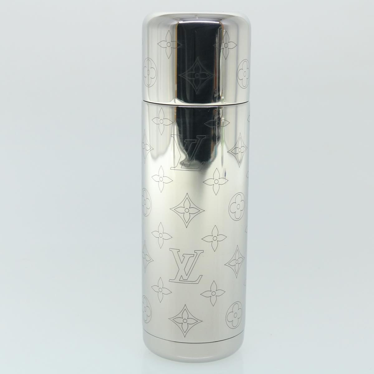 LOUIS VUITTON Monogram Flask Holder Water Bottle GI0518 LV Auth 52637A