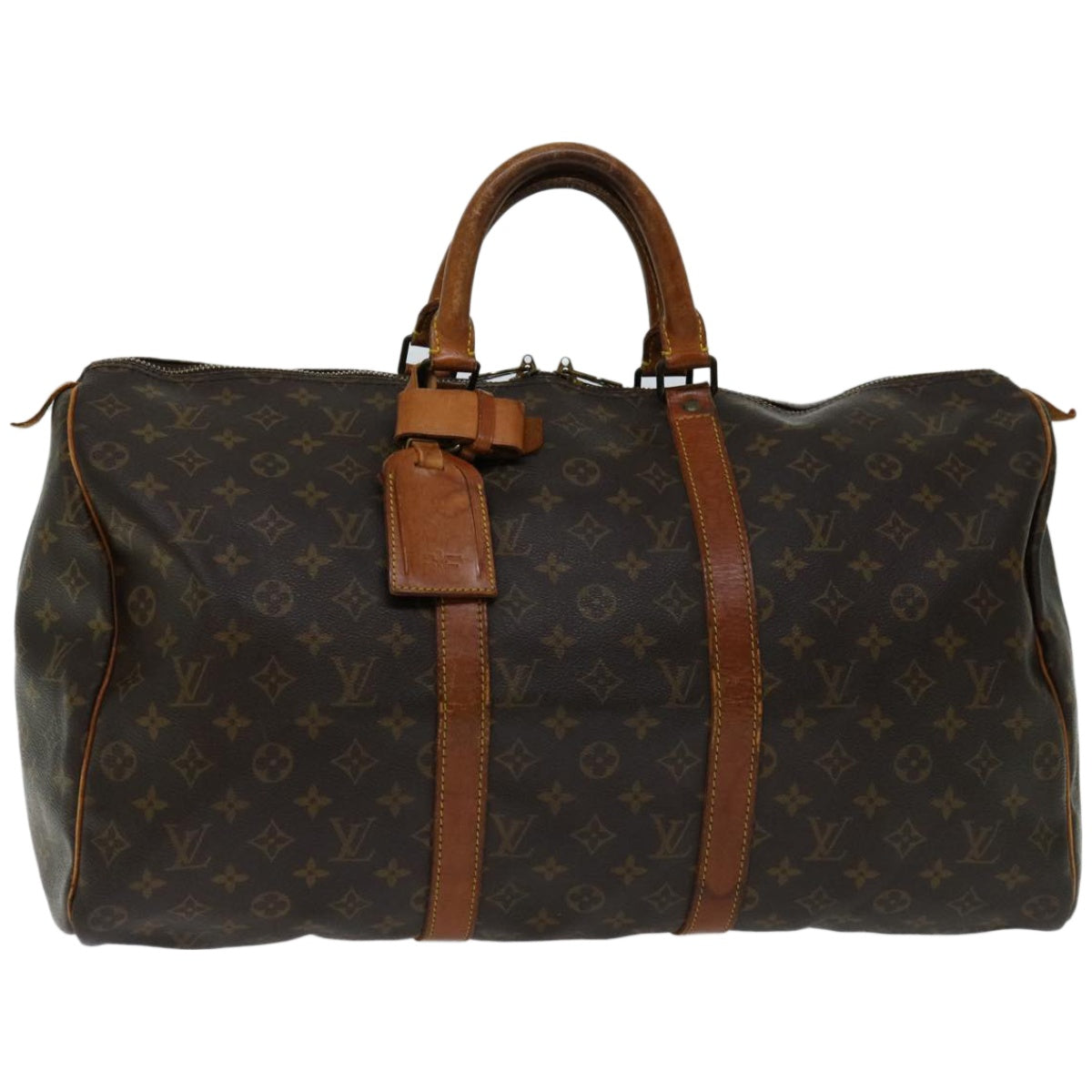 LOUIS VUITTON Monogram Keepall 50 Boston Bag M41426 LV Auth 52682