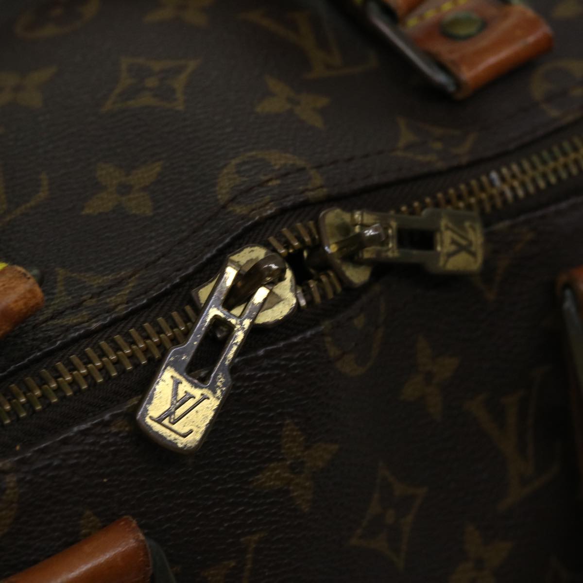 LOUIS VUITTON Monogram Keepall 50 Boston Bag M41426 LV Auth 52682