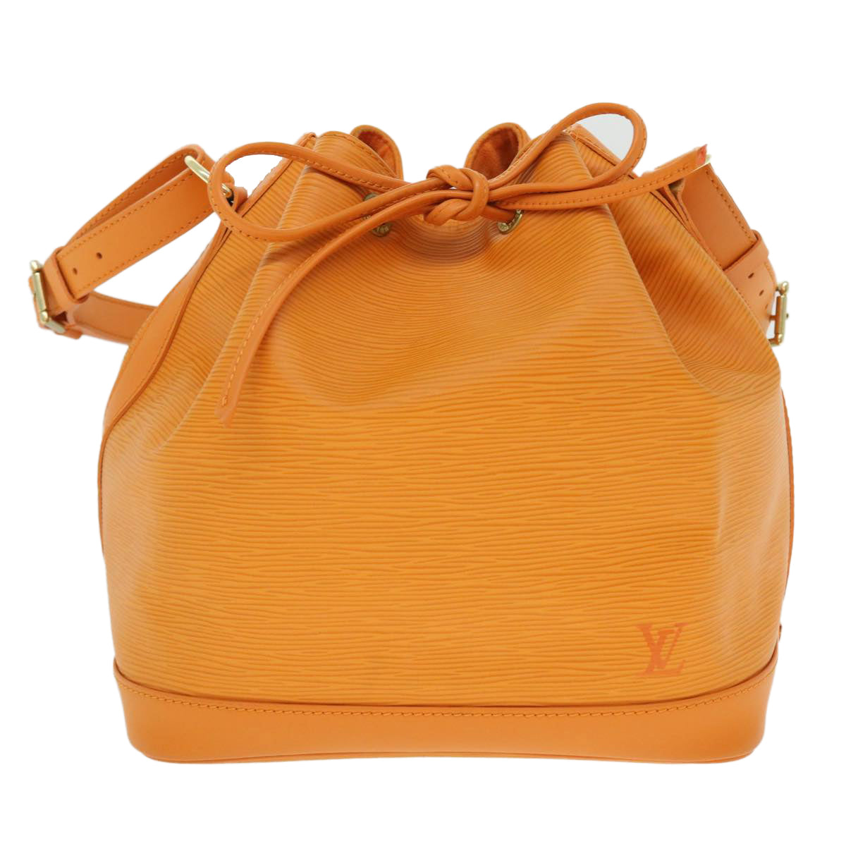 LOUIS VUITTON Epi Noe Shoulder Bag Orange Mandarin M5900H LV Auth 52710