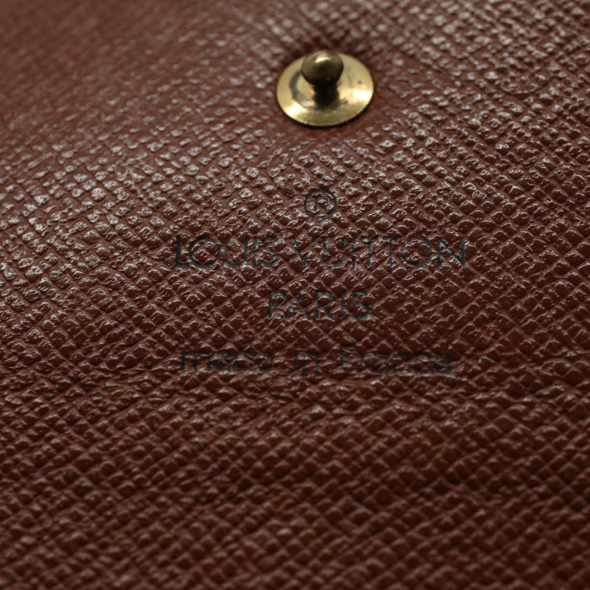 LOUIS VUITTON Monogram Portefeuille International Long Wallet M61217 Auth 52793