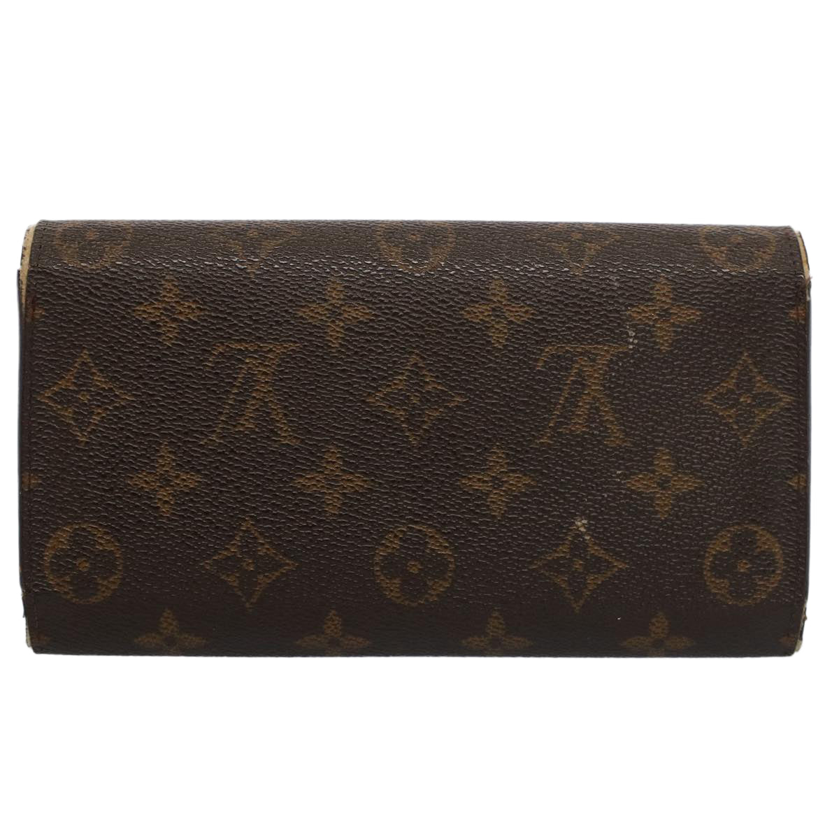 LOUIS VUITTON Monogram Portefeuille International Long Wallet M61217 Auth 52793