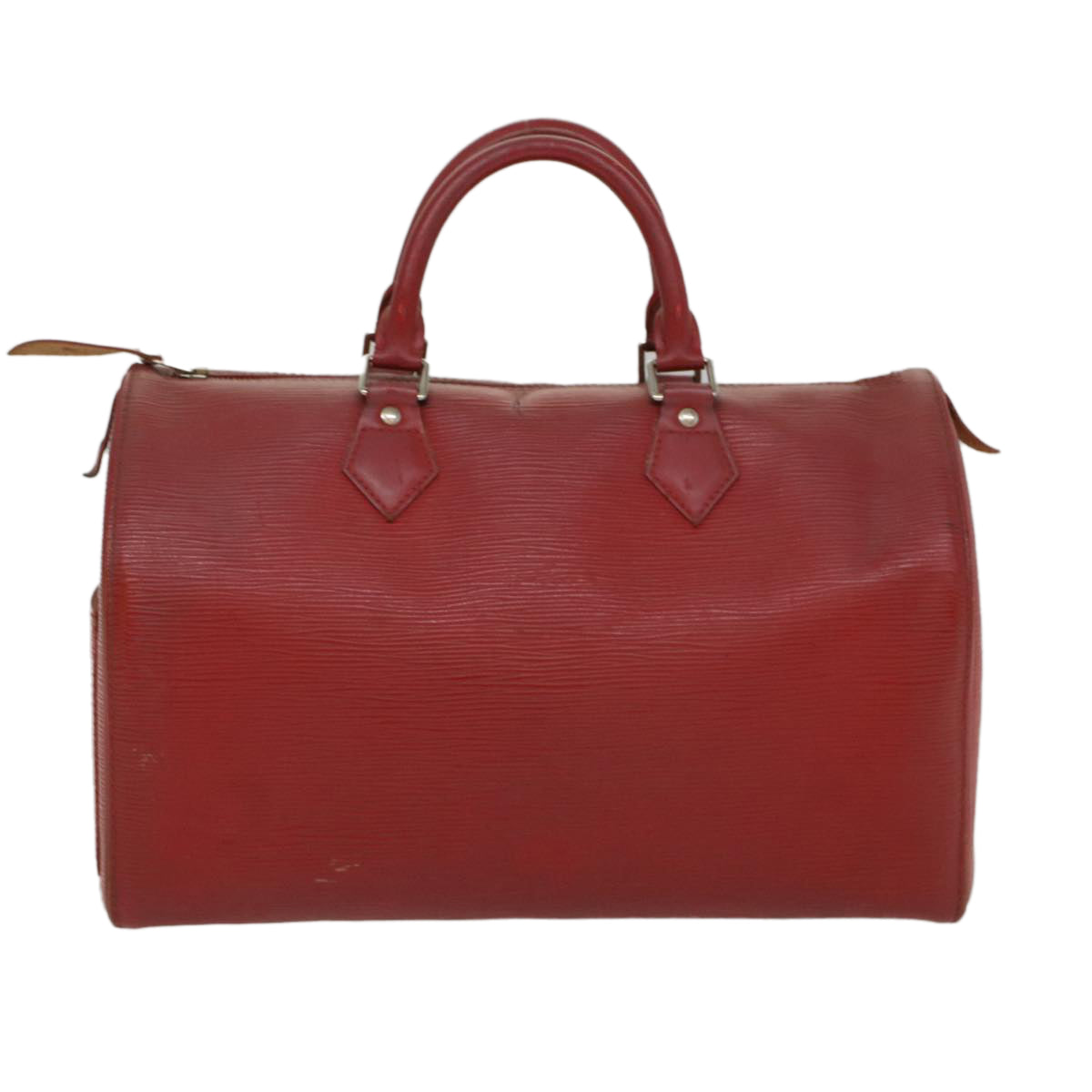 LOUIS VUITTON Epi Speedy 30 Hand Bag Castilian Red M43007 LV Auth 52799