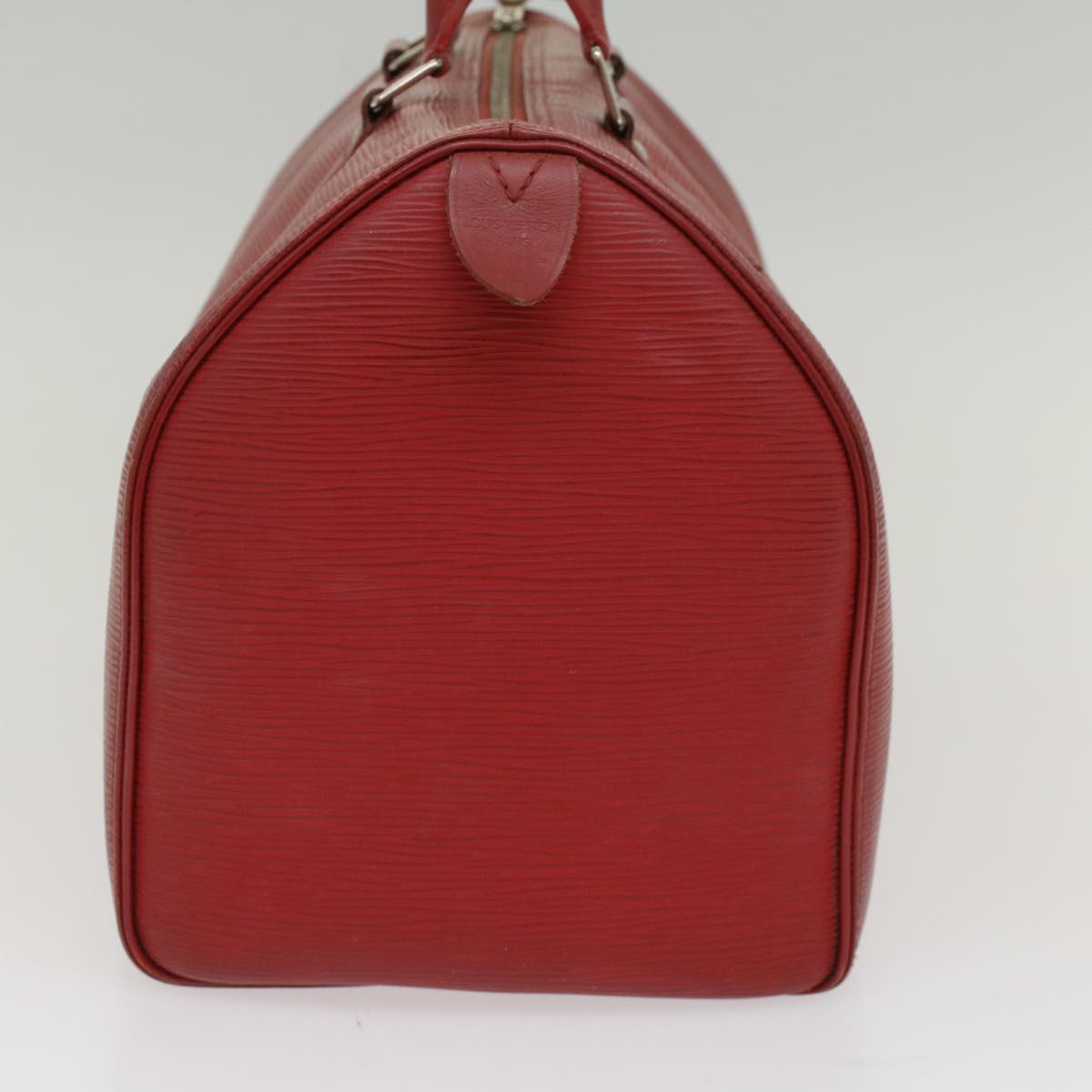 LOUIS VUITTON Epi Speedy 30 Hand Bag Castilian Red M43007 LV Auth 52799