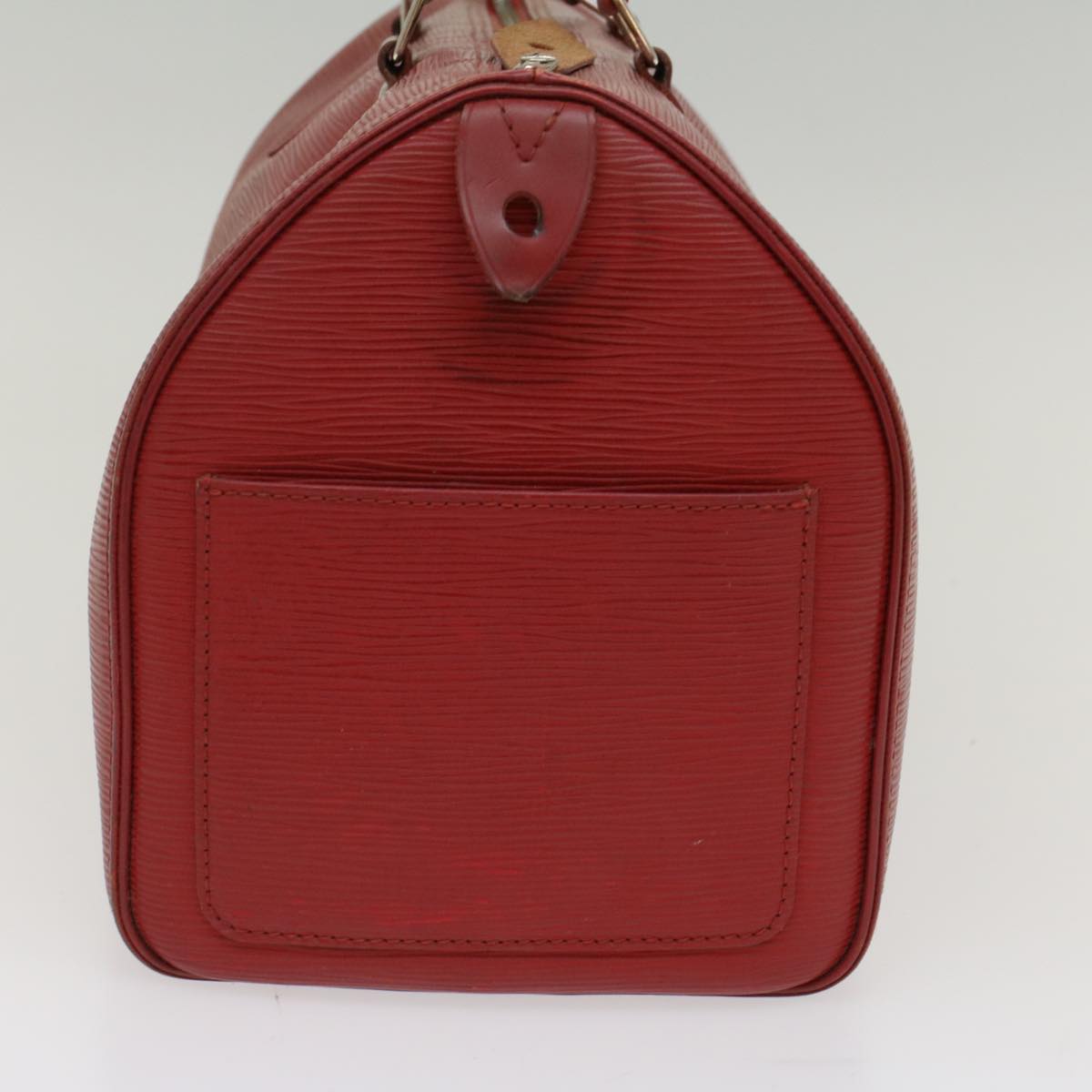 LOUIS VUITTON Epi Speedy 30 Hand Bag Castilian Red M43007 LV Auth 52799