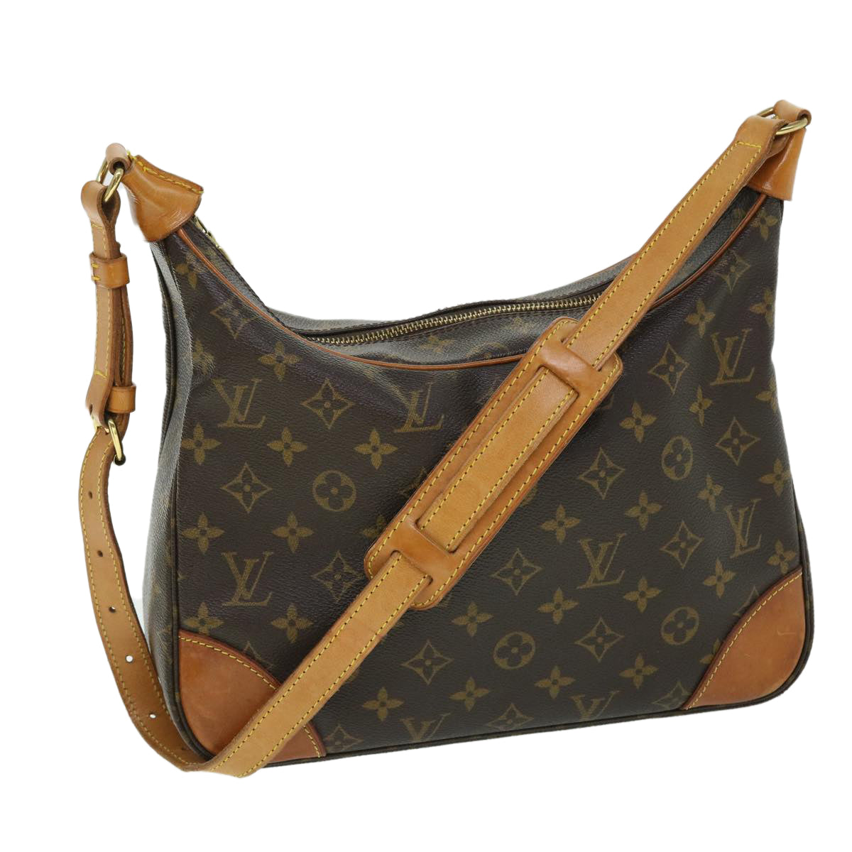 LOUIS VUITTON Monogram Boulogne 30 Shoulder Bag M51265 LV Auth 52814