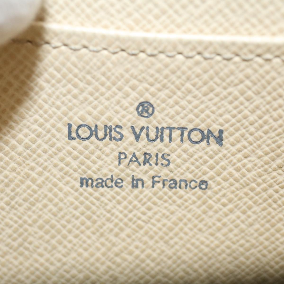 LOUIS VUITTON Damier Azur Zippy Coin Purse N63069 LV Auth 52828