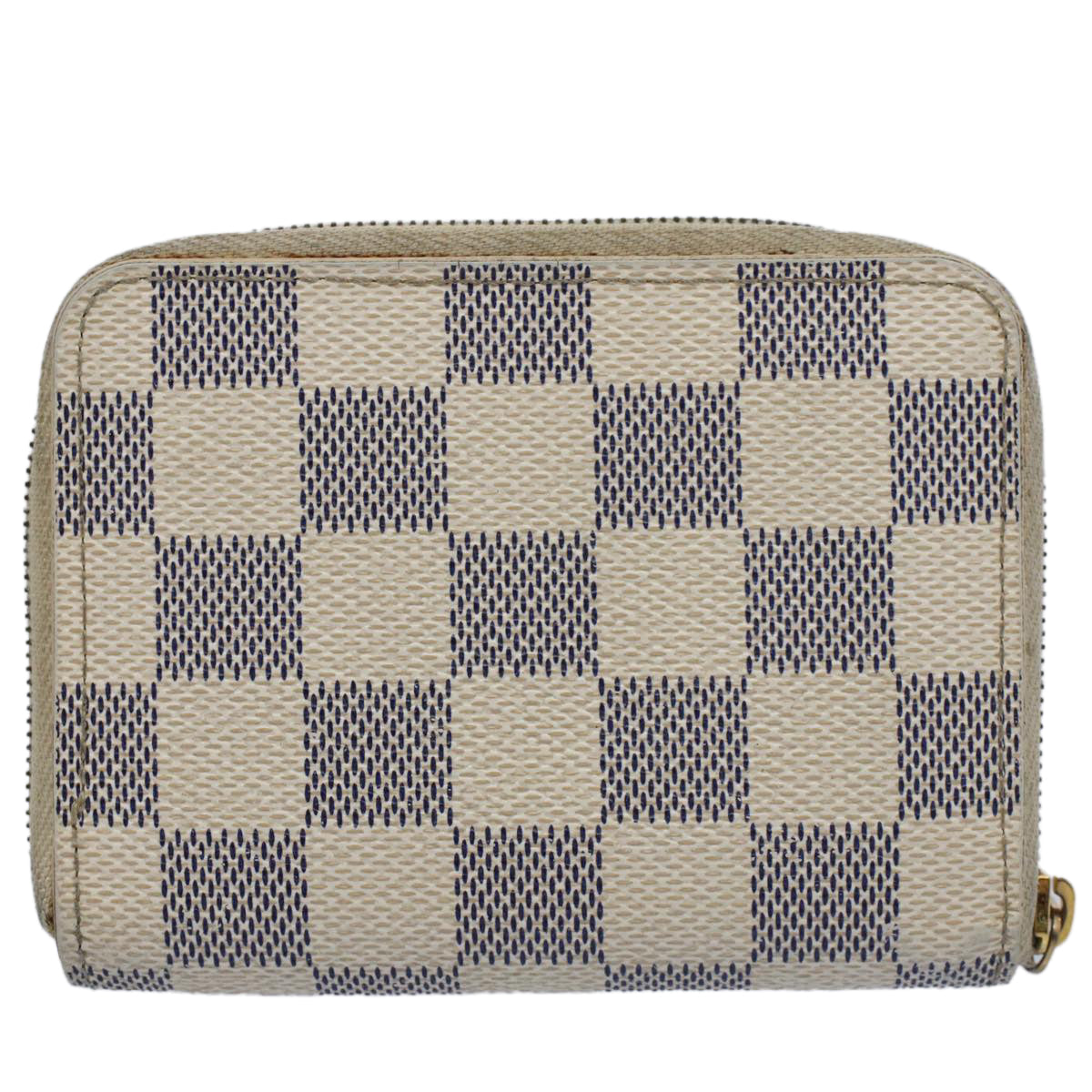 LOUIS VUITTON Damier Azur Zippy Coin Purse N63069 LV Auth 52828