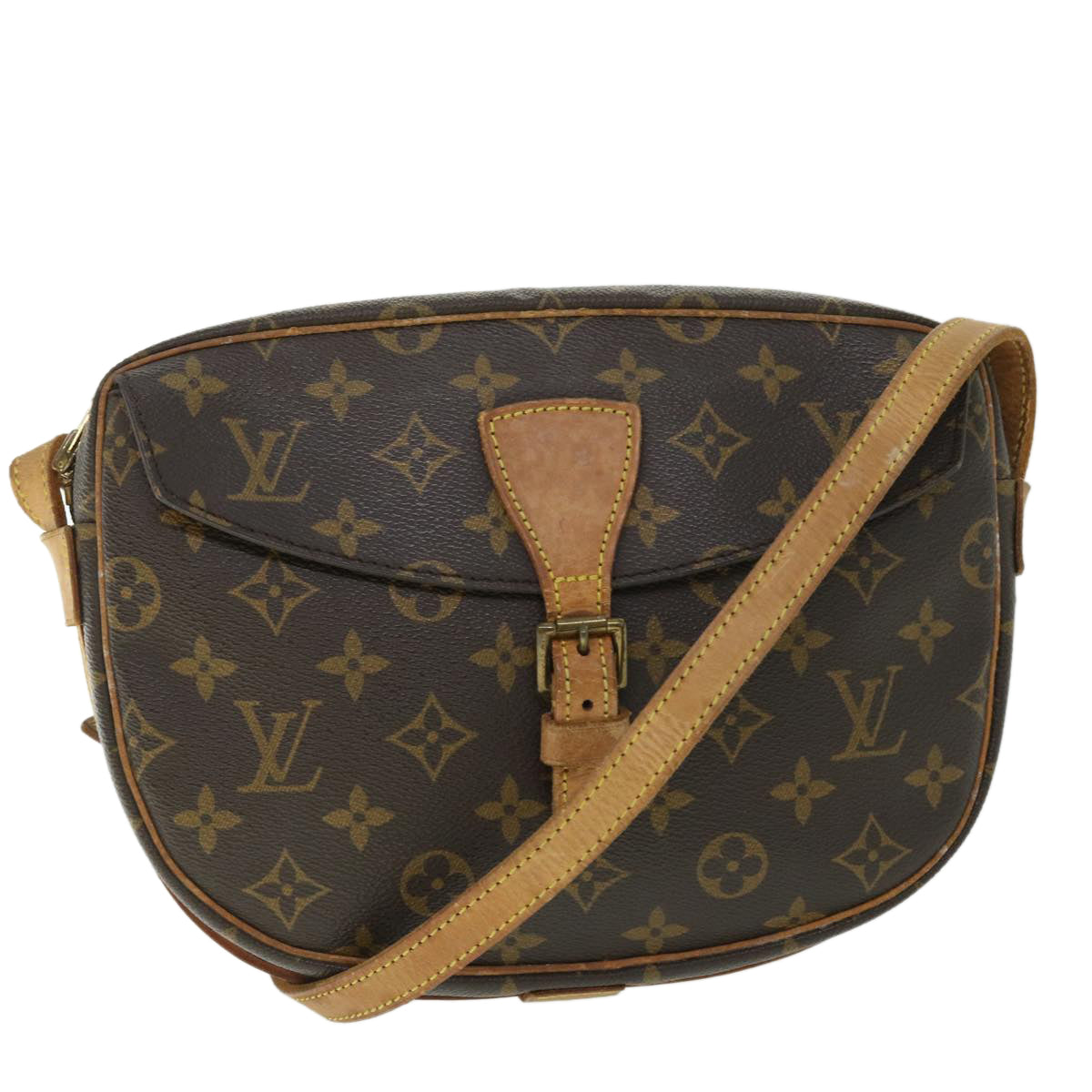 LOUIS VUITTON Monogram Jeune Fille MM Shoulder Bag M51226 LV Auth 52838