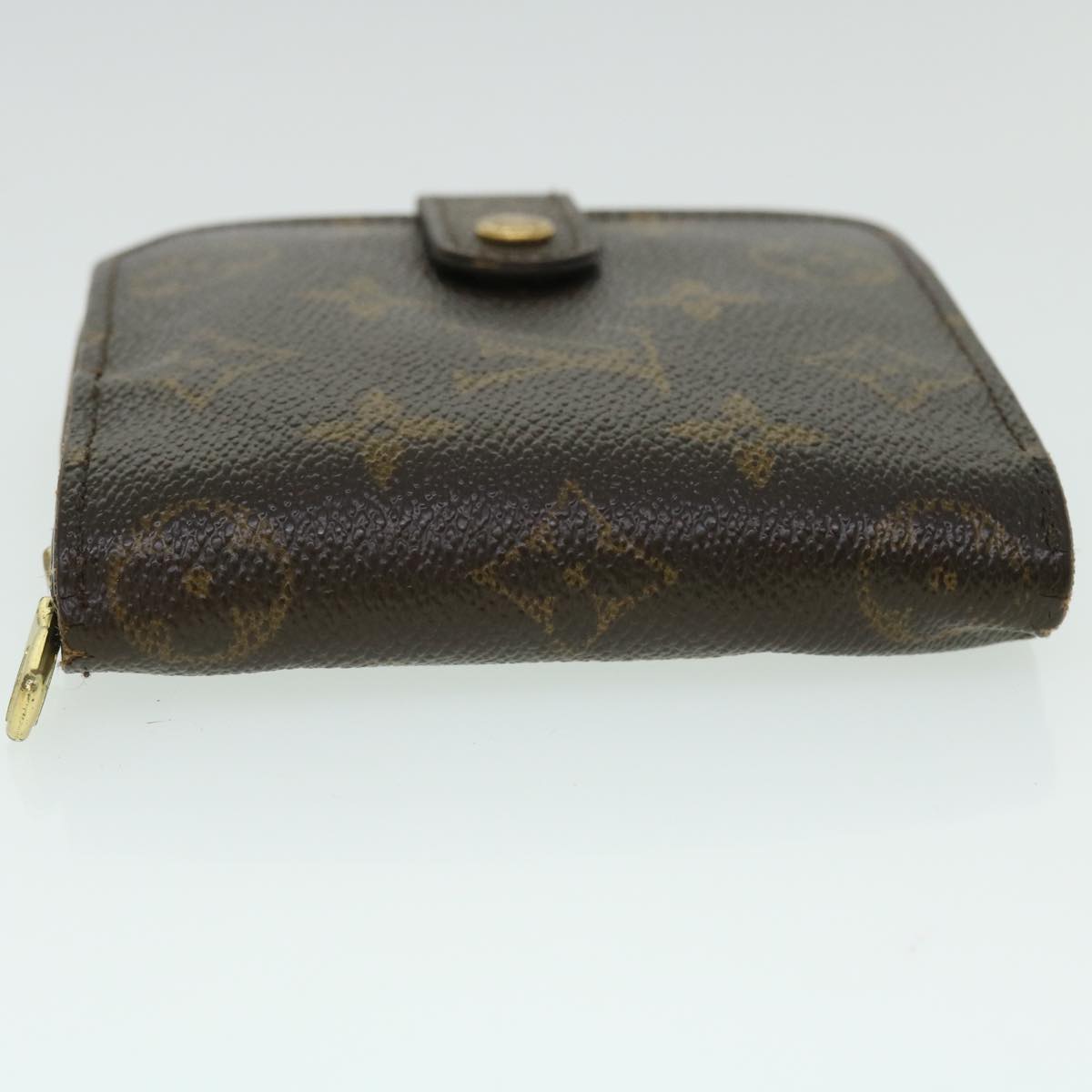 LOUIS VUITTON Monogram Compact Zip Wallet M61667 LV Auth 52871