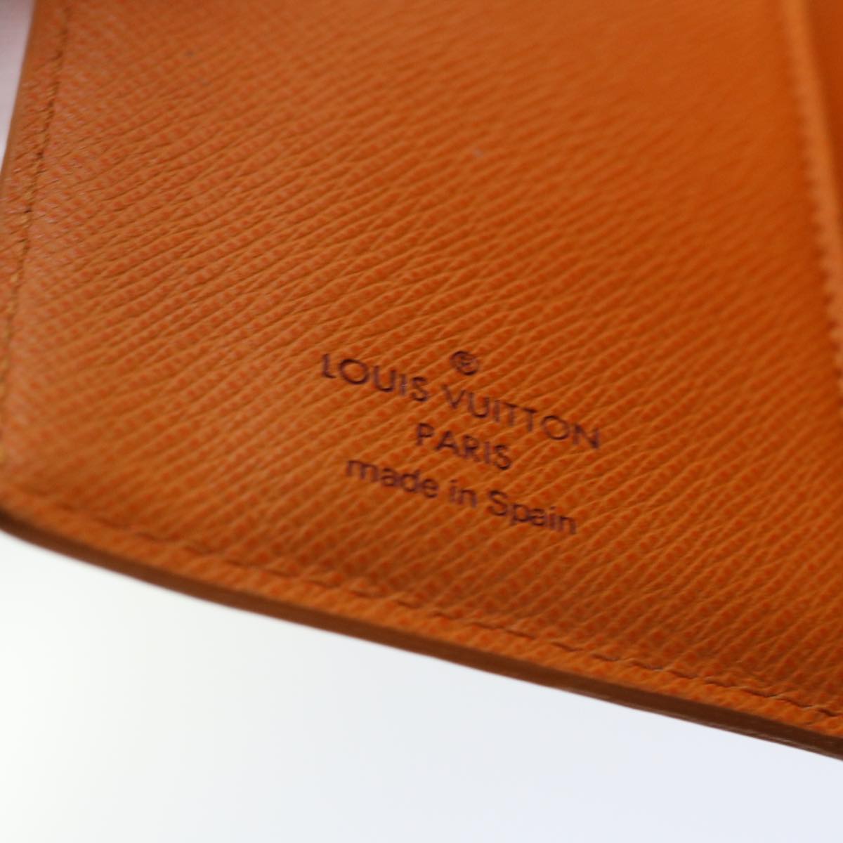 LOUIS VUITTON Epi Agenda PM Day Planner Cover Orange Mandarin R2005H Auth 52874