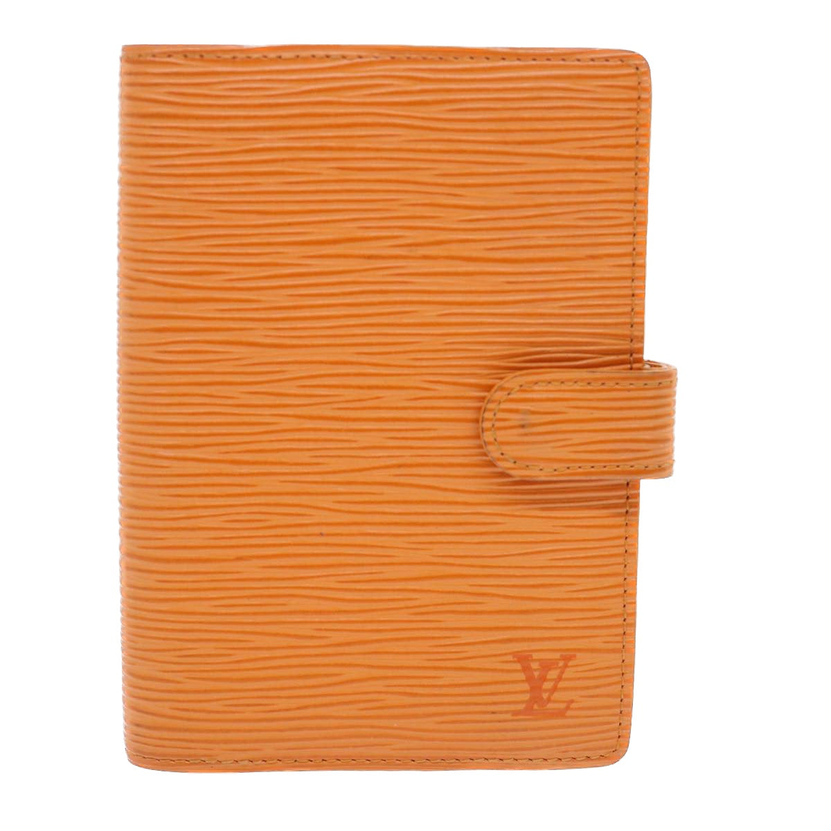 LOUIS VUITTON Epi Agenda PM Day Planner Cover Orange Mandarin R2005H Auth 52874