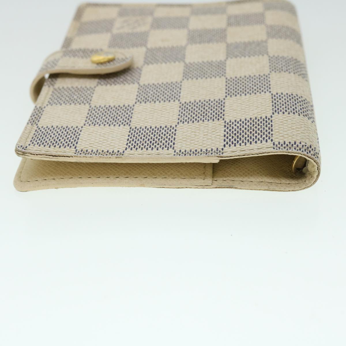 LOUIS VUITTON Damier Azur Agenda PM Day Planner Cover R20706 LV Auth 52887