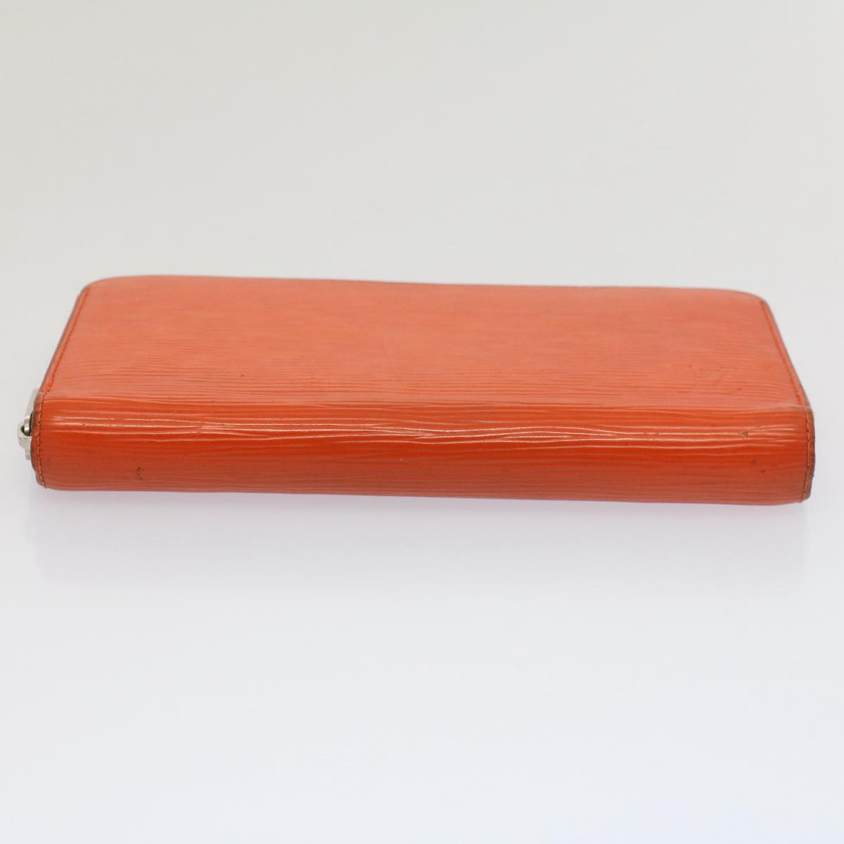 LOUIS VUITTON Epi Zippy Wallet Long Wallet Orange Mandarin M60310 LV Auth 52895