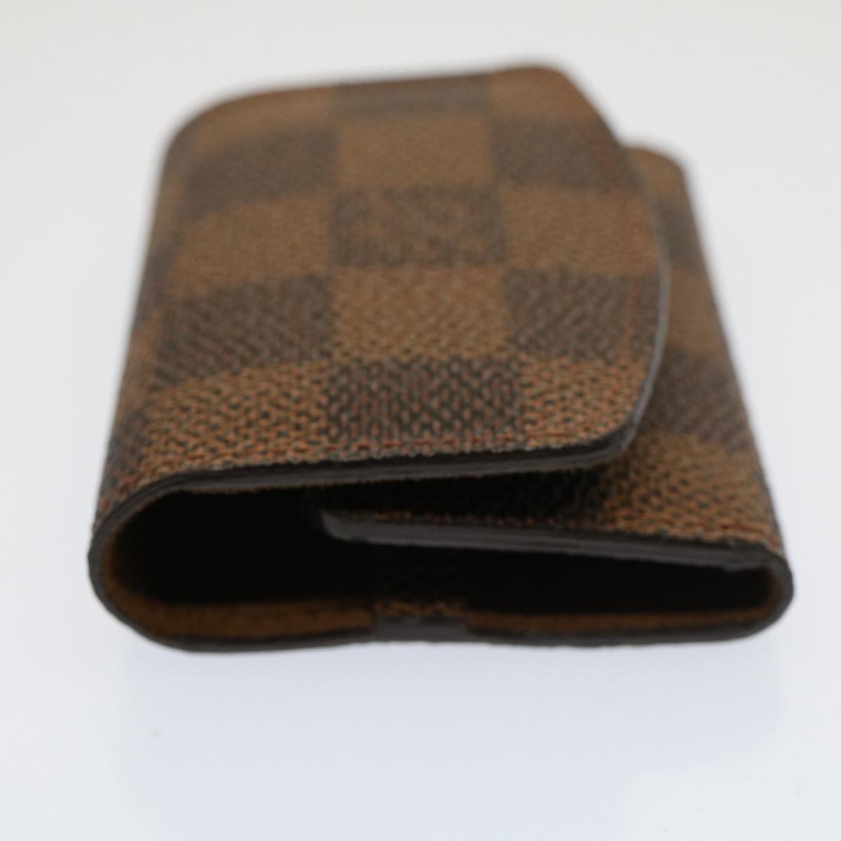 LOUIS VUITTON Damier Ebene Bouton De Manchette Cadena Eclet M64600 LV Auth 52910