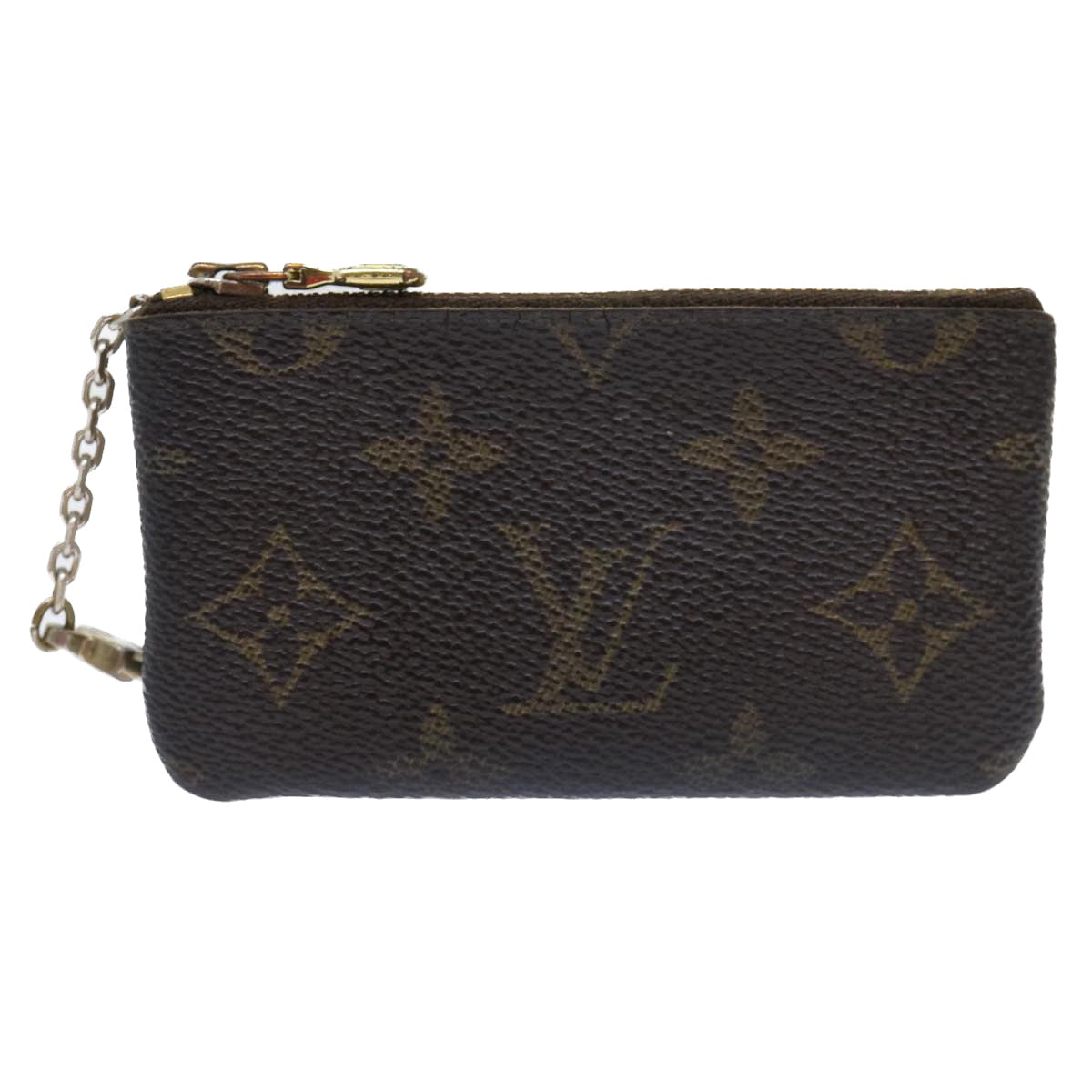 LOUIS VUITTON Monogram Pochette Cles Coin Purse M62650 LV Auth 52951