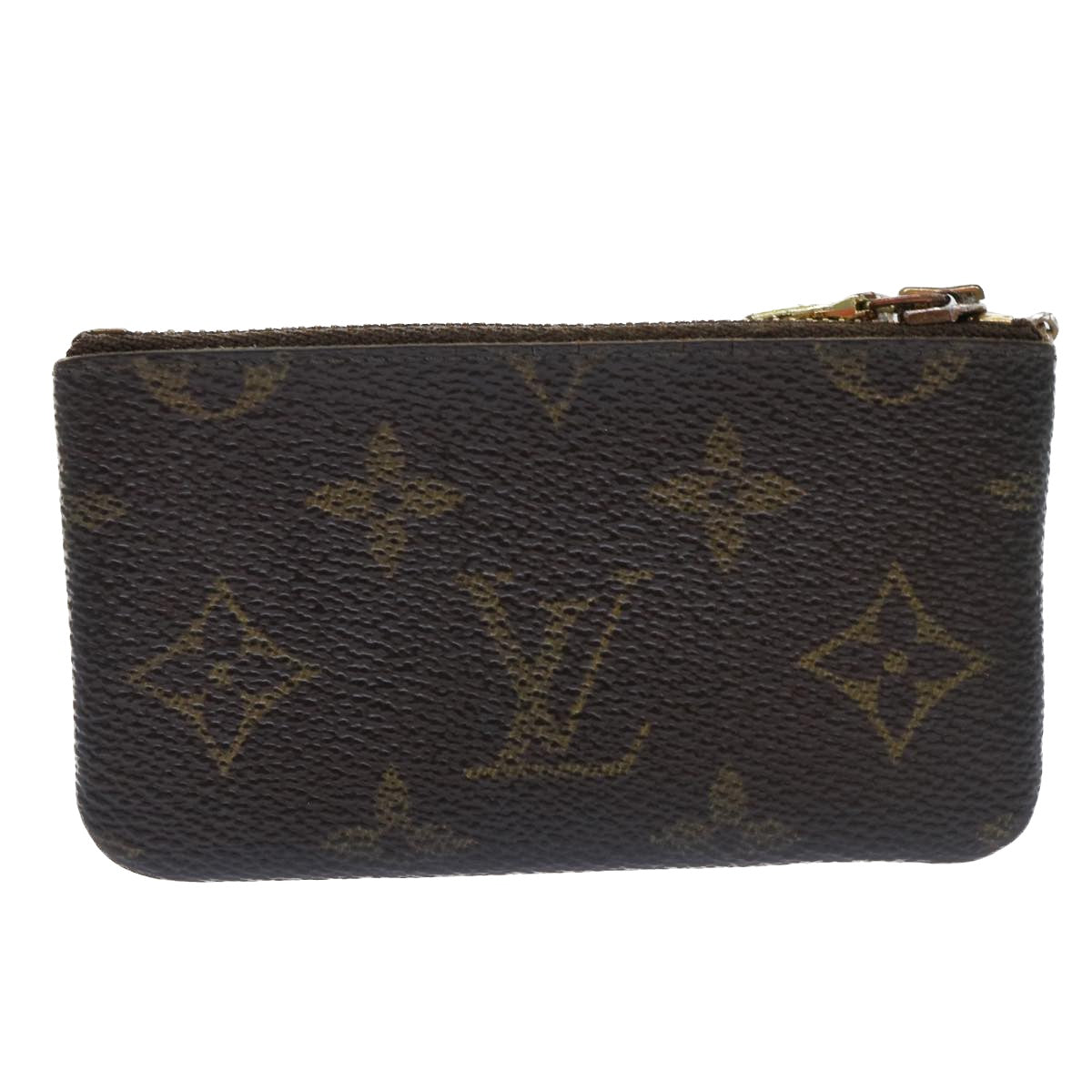 LOUIS VUITTON Monogram Pochette Cles Coin Purse M62650 LV Auth 52951