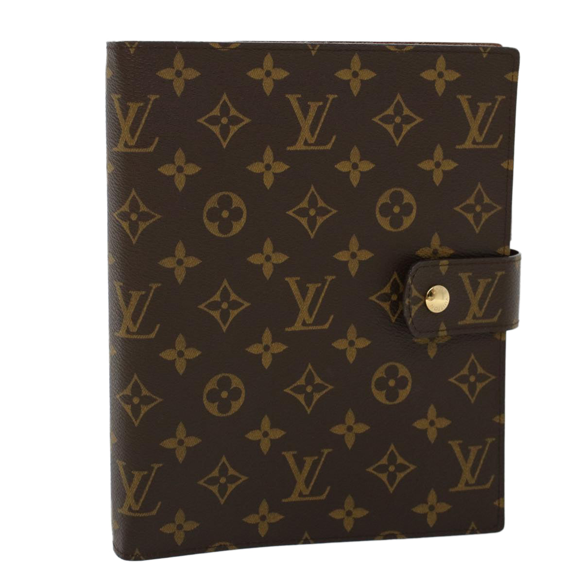 LOUIS VUITTON Monogram Agenda GM Day Planner Cover R20006 LV Auth 52994