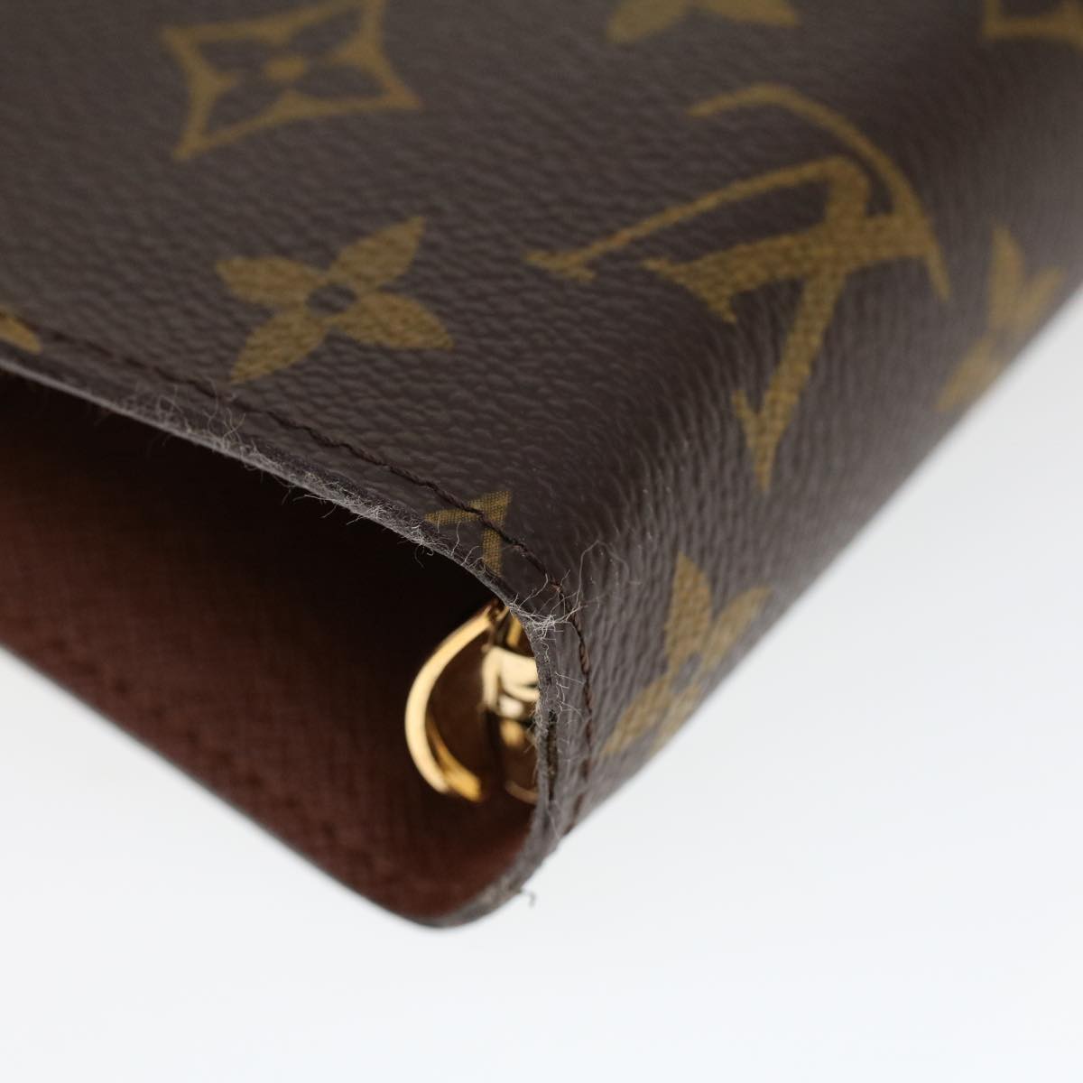 LOUIS VUITTON Monogram Agenda GM Day Planner Cover R20006 LV Auth 52994