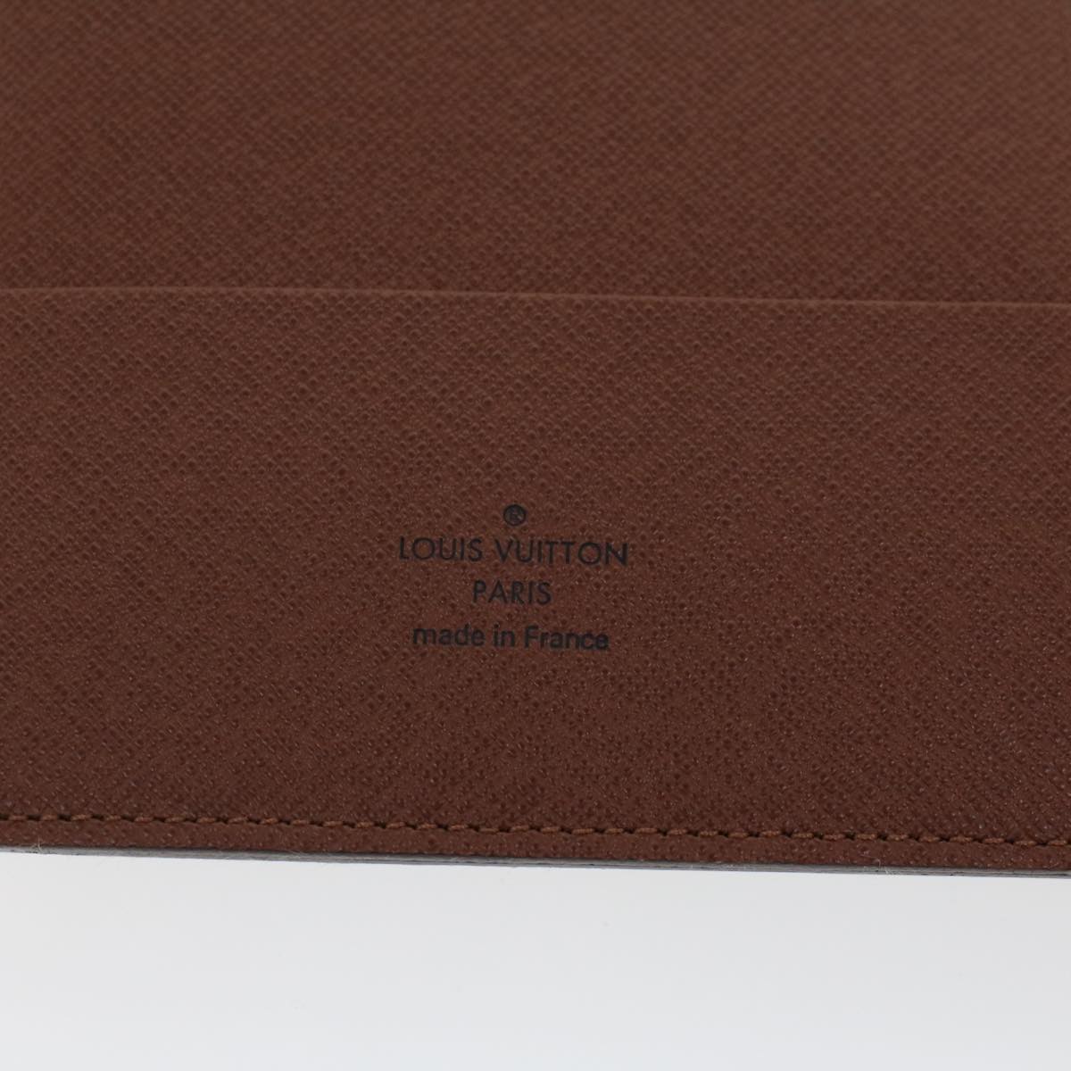 LOUIS VUITTON Monogram Agenda GM Day Planner Cover R20006 LV Auth 52994