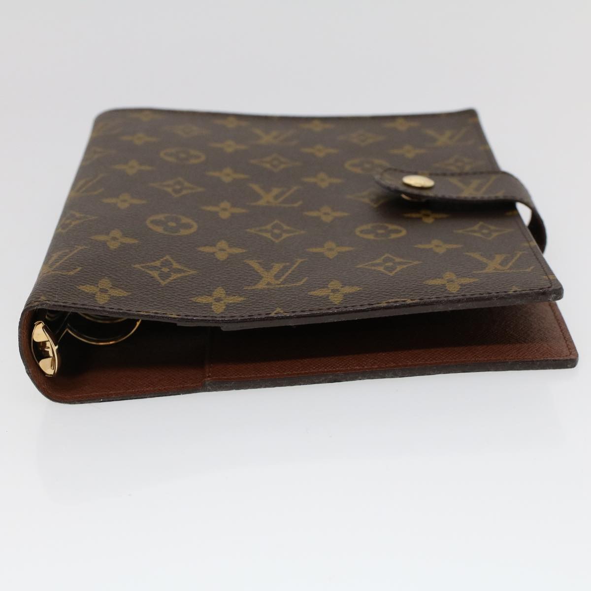 LOUIS VUITTON Monogram Agenda GM Day Planner Cover R20006 LV Auth 52994