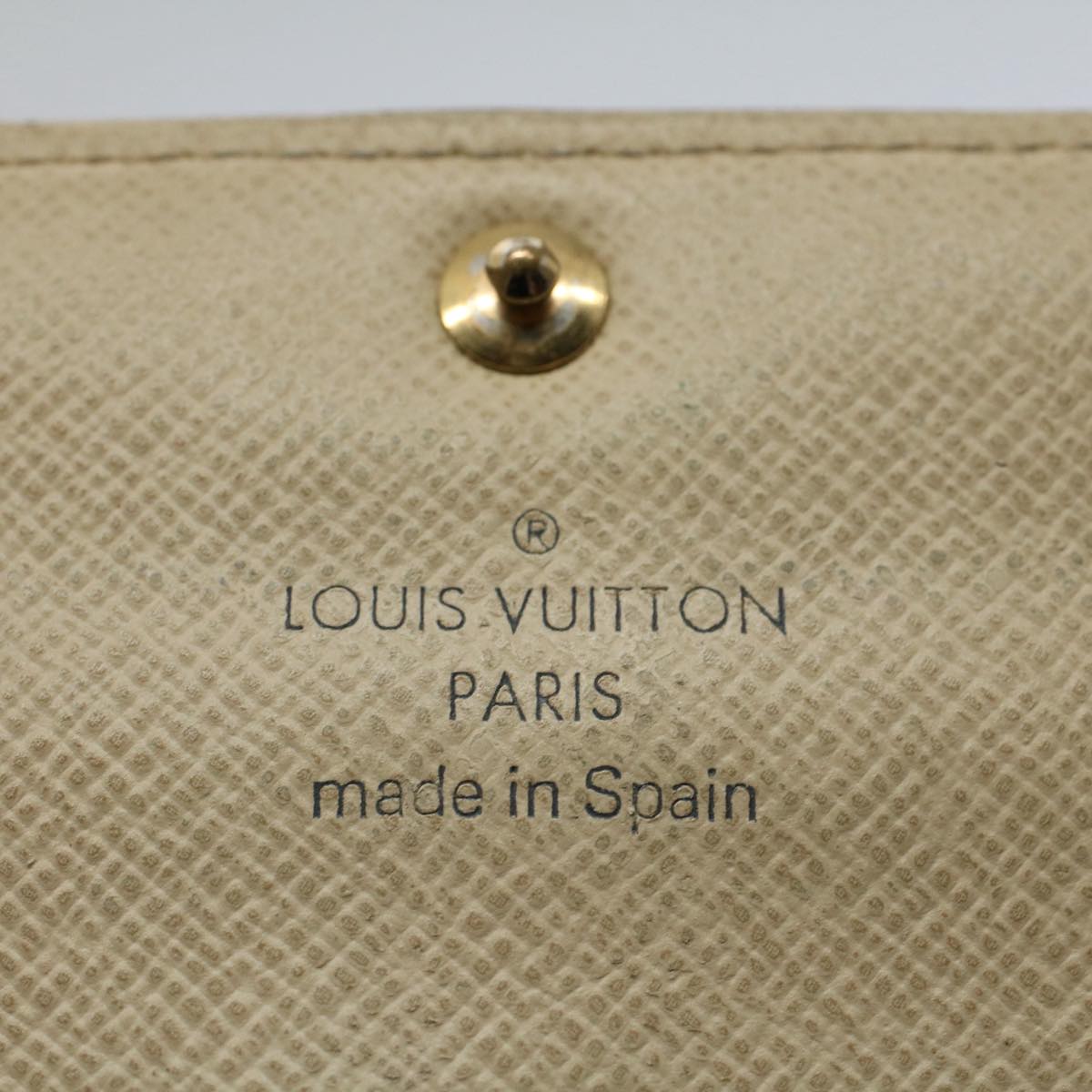 LOUIS VUITTON Damier Azur Portefeuille Sarah Long Wallet N63208 LV Auth 53032