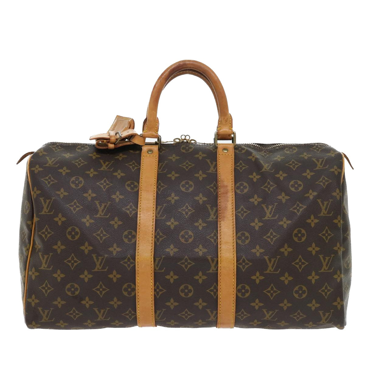 LOUIS VUITTON Monogram Keepall 45 Boston Bag M41428 LV Auth 53093