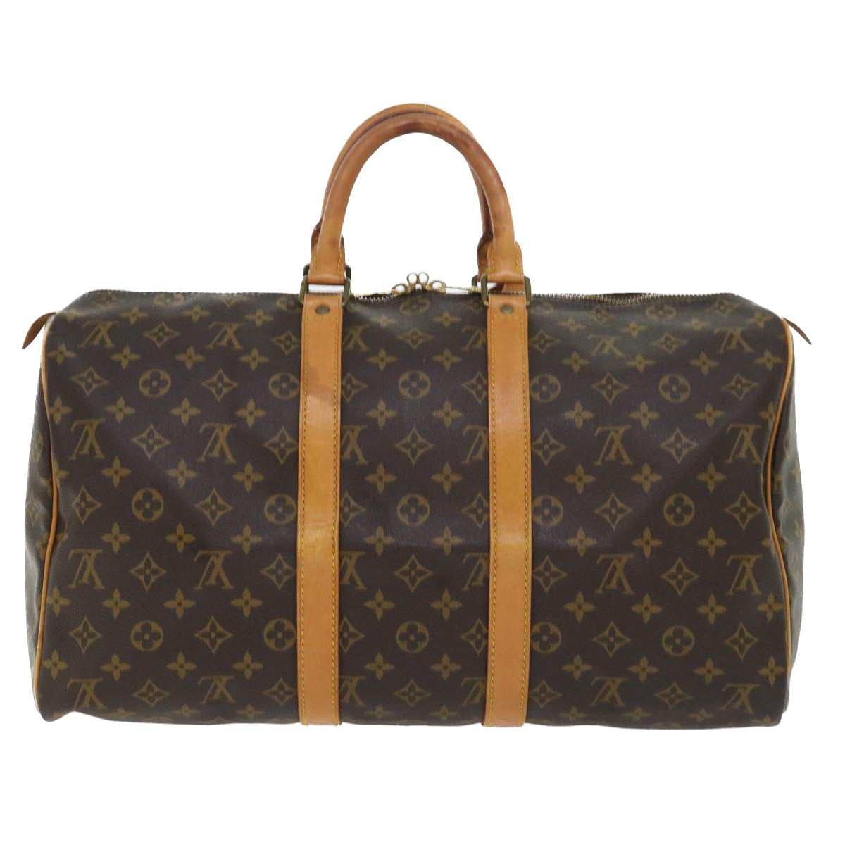 LOUIS VUITTON Monogram Keepall 45 Boston Bag M41428 LV Auth 53093