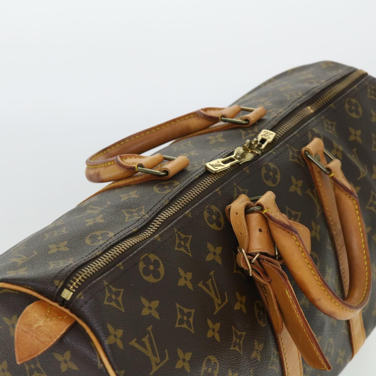 LOUIS VUITTON Monogram Keepall 45 Boston Bag M41428 LV Auth 53093