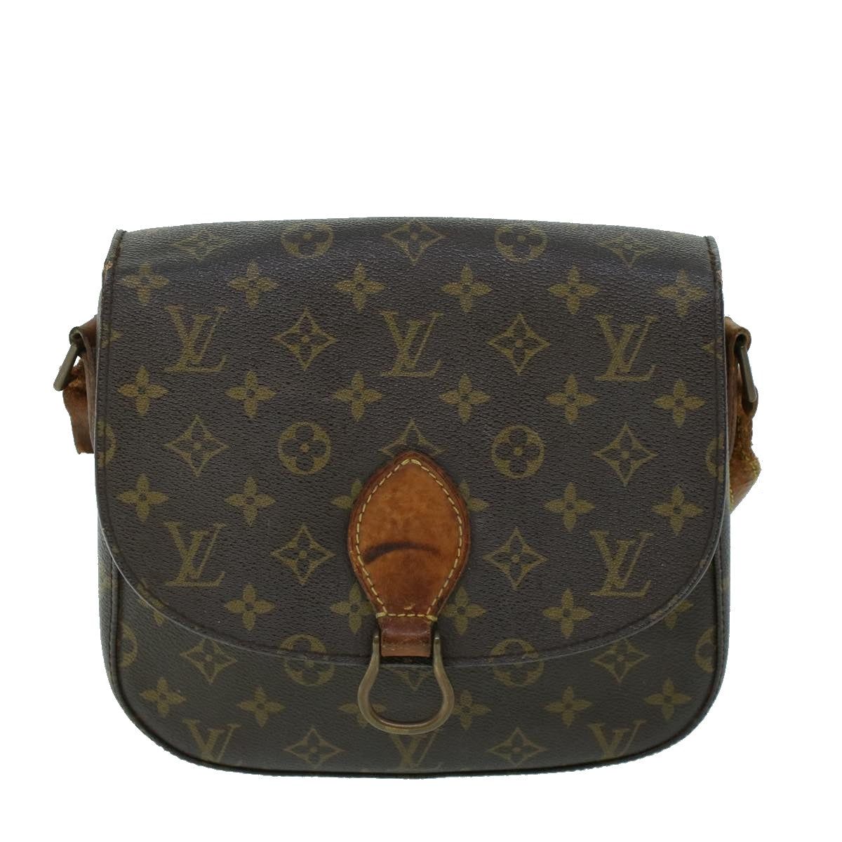 LOUIS VUITTON Monogram Saint Cloud GM Shoulder Bag M51242 LV Auth 53111