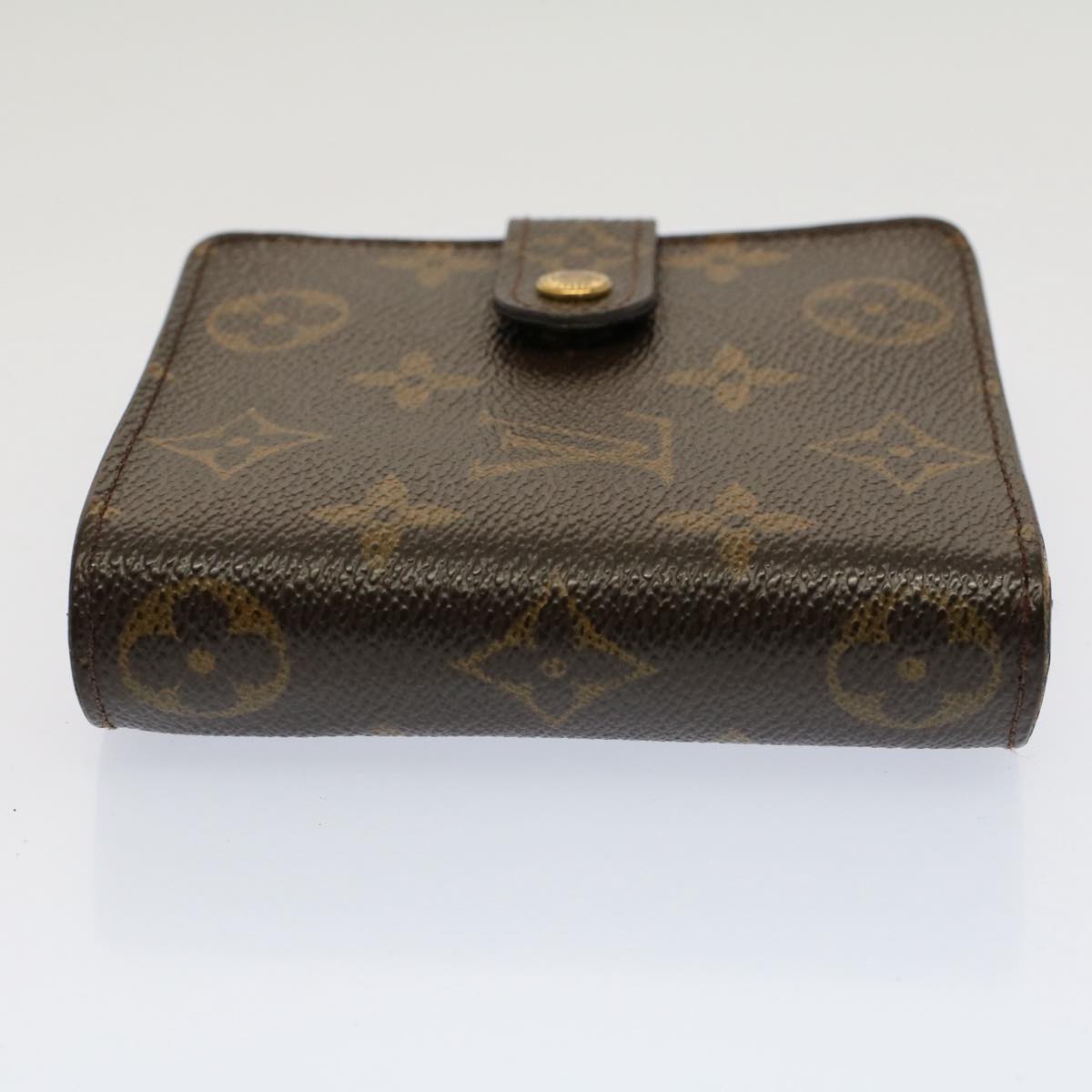 LOUIS VUITTON Monogram Compact Zip Wallet M61667 LV Auth 53117