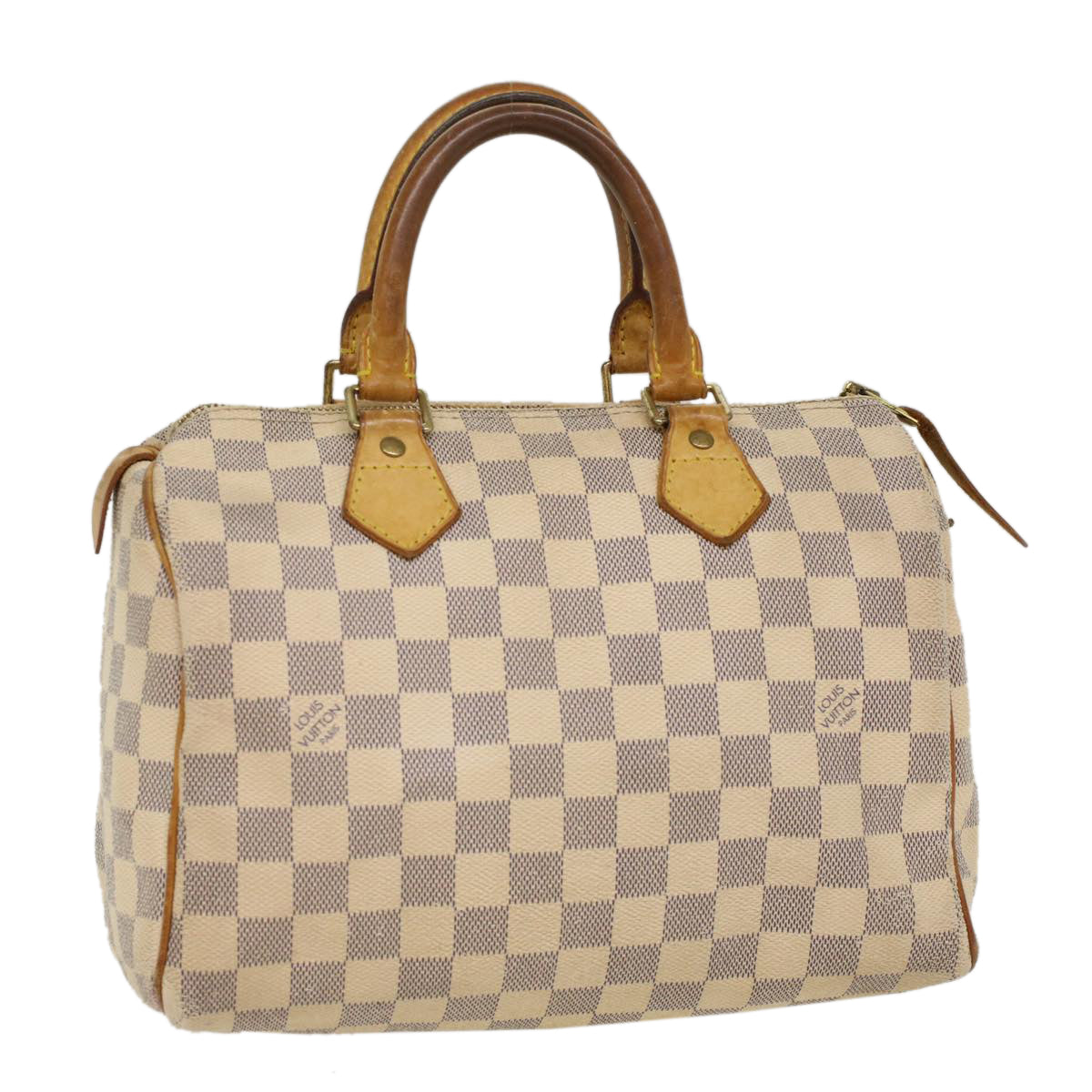 LOUIS VUITTON Damier Azur Speedy 25 Hand Bag N41534 LV Auth 53125